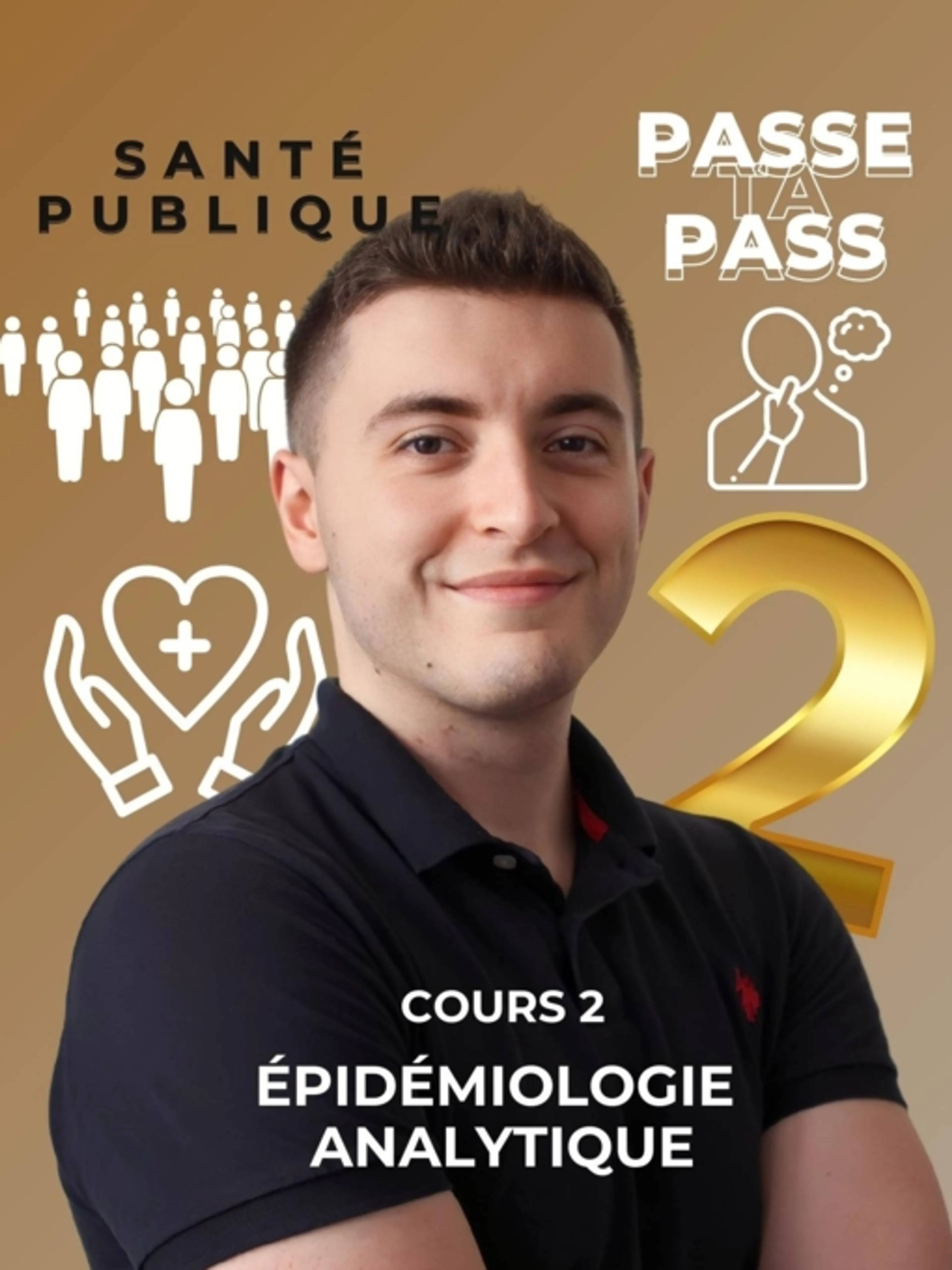 Image de présentation pour l'offre SANTÉ PUBLIQUE 2 : Épidémiologie analytique
Études de cohorte, études cas-témoins, mesures d'association, facteurs de risque, biais et confusion par Passe Ta Pass