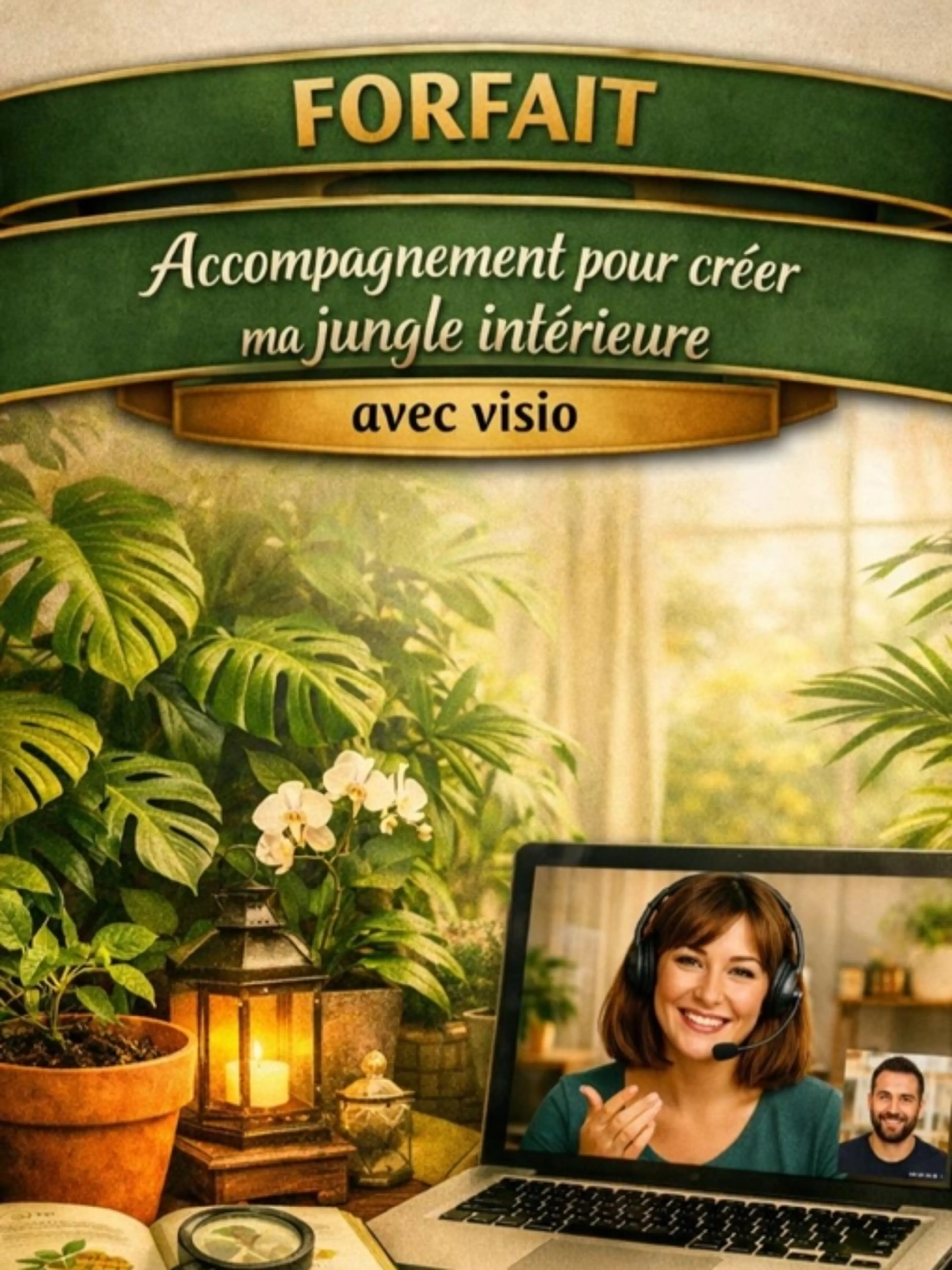🌱Forfait : Accompagnement pour créer & optimiser ma jungle intérieur