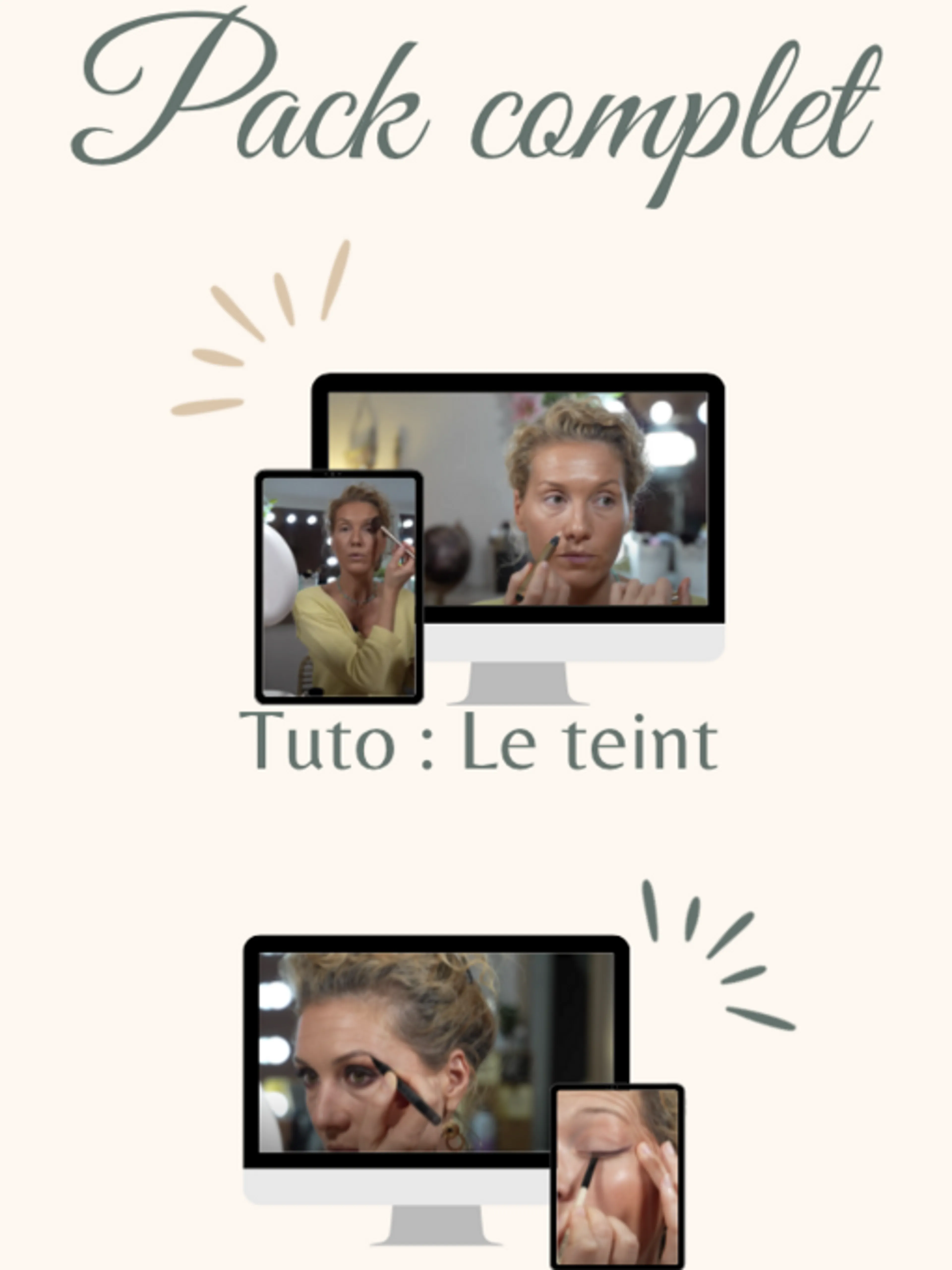 Image de présentation pour l'offre Pack complet : Teint & Yeux par juliamariepro