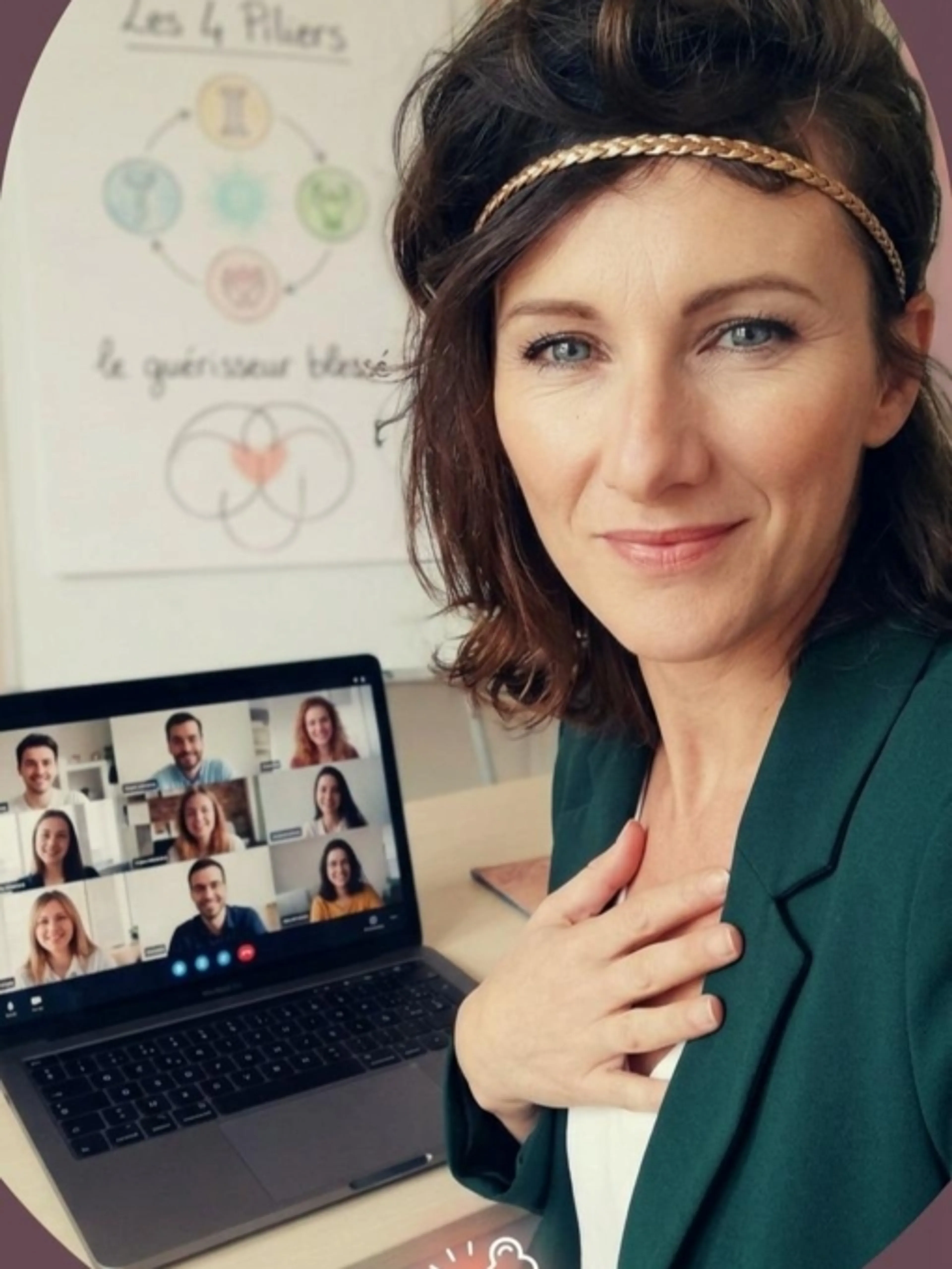 Image de présentation pour l'offre Visio de supervision - La voie de l'os creux - les 4 piliers de transmission. Accompagnement sur 5 mois par MANA
