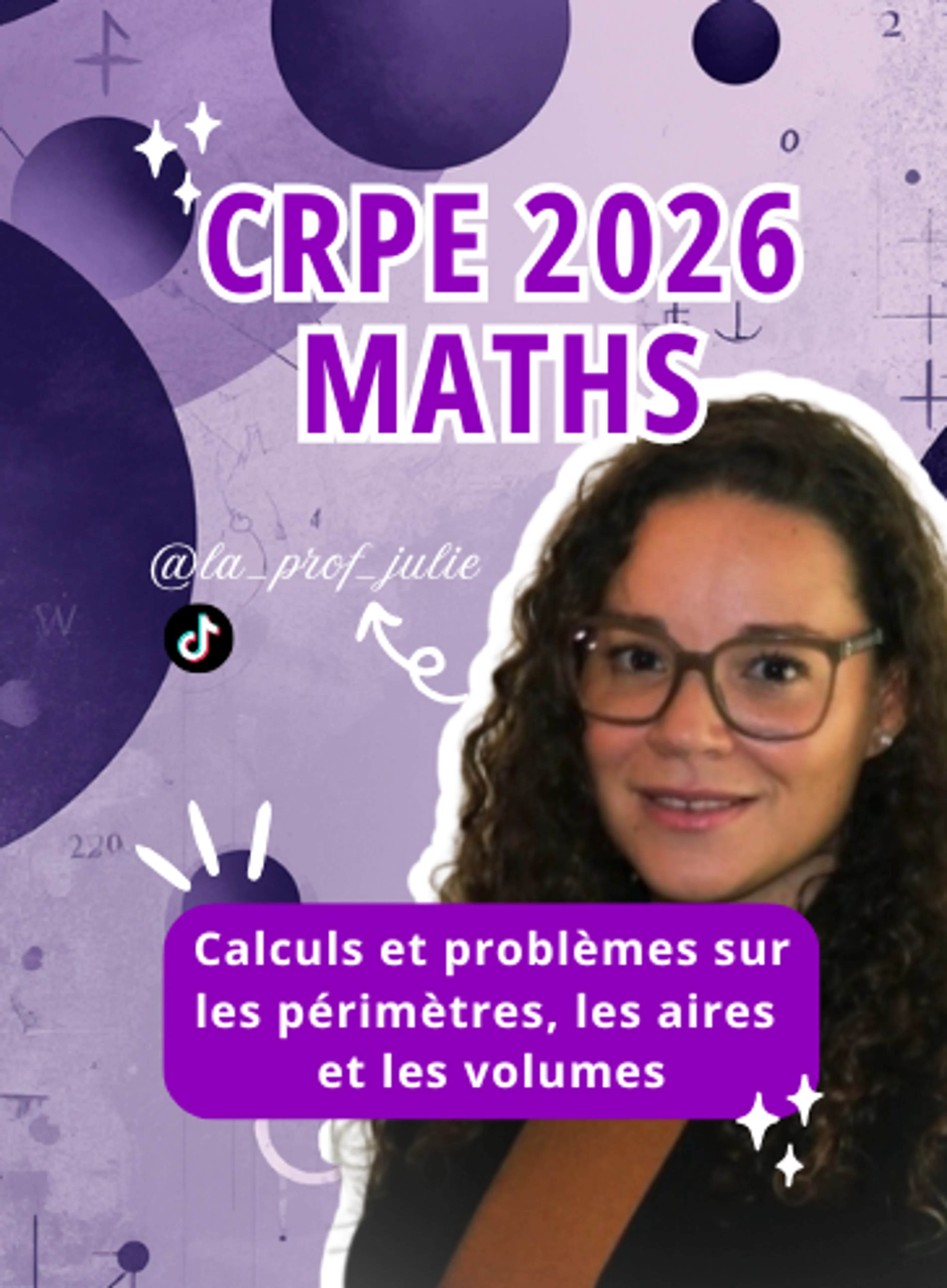 Image de présentation pour l'offre 🎯CRPE 2026 - Calculs et problèmes sur les périmètres, les aires et les volumes par La Prof Julie