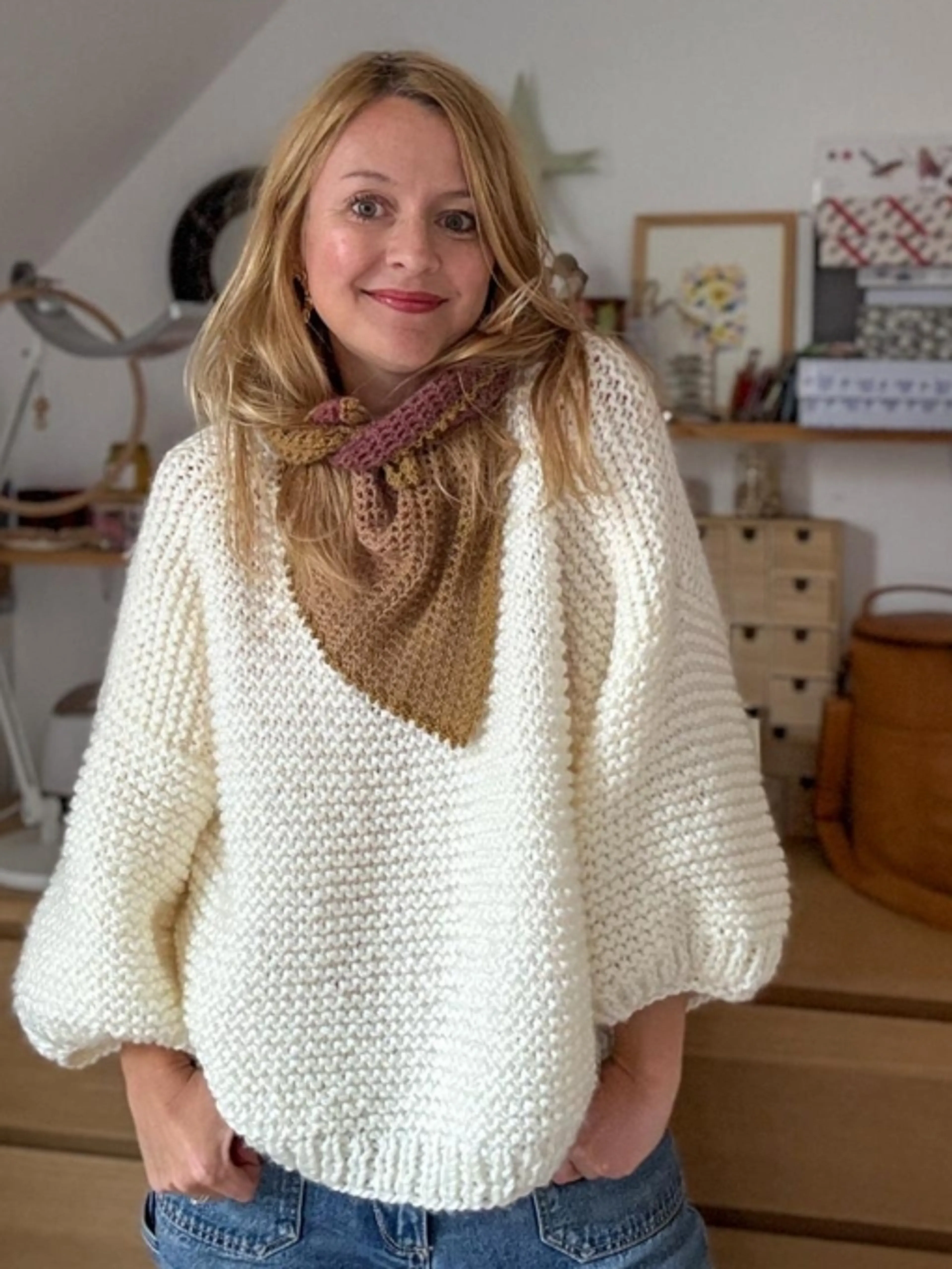 🌸 Masterclass – Châle Camélia au crochet