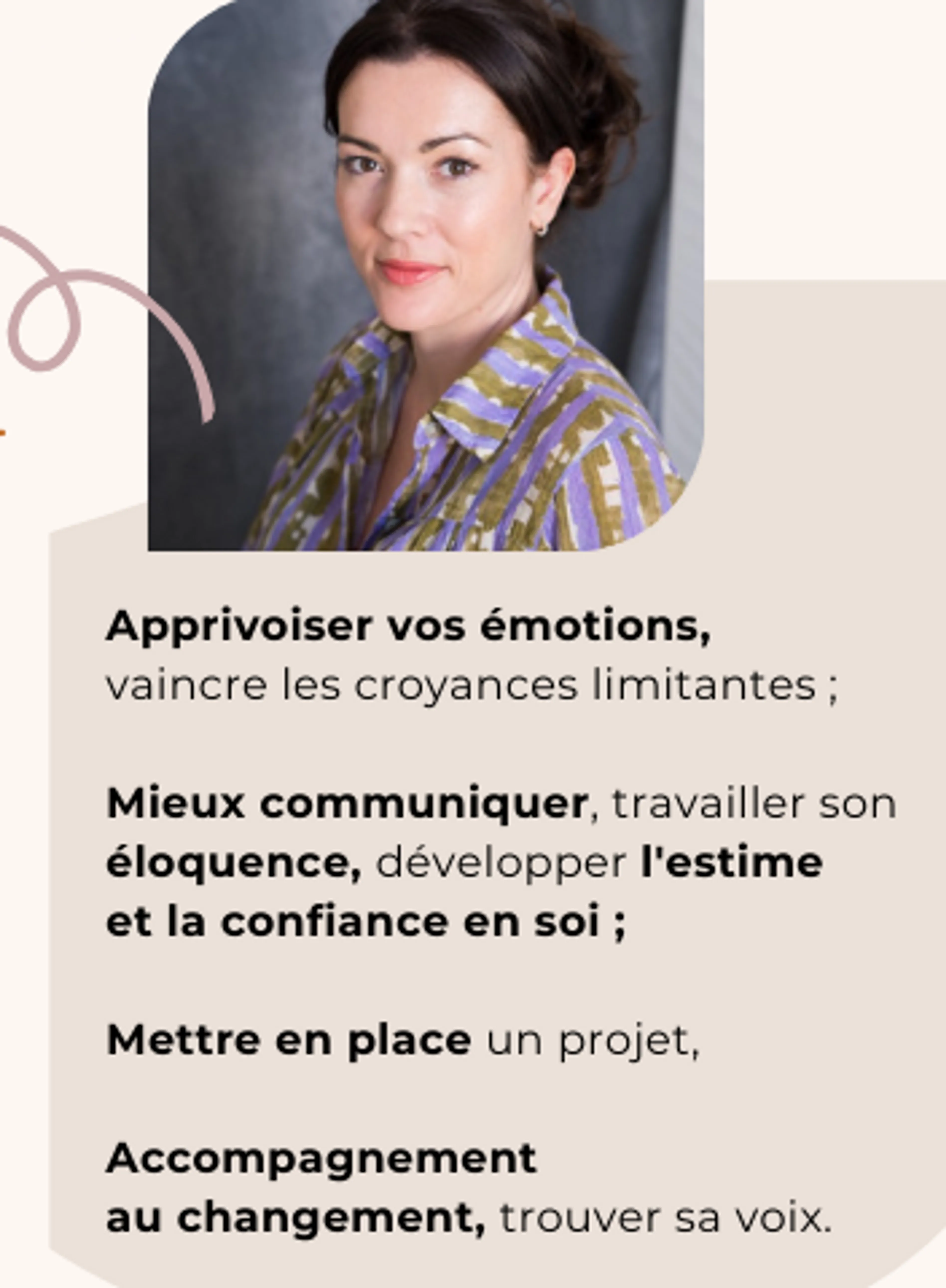 Image de présentation pour l'offre Vous cherchez à donner un nouvel élan à votre éloquence, à votre carrière professionnelle ou à renforcer votre confiance en vous ? par Charline
