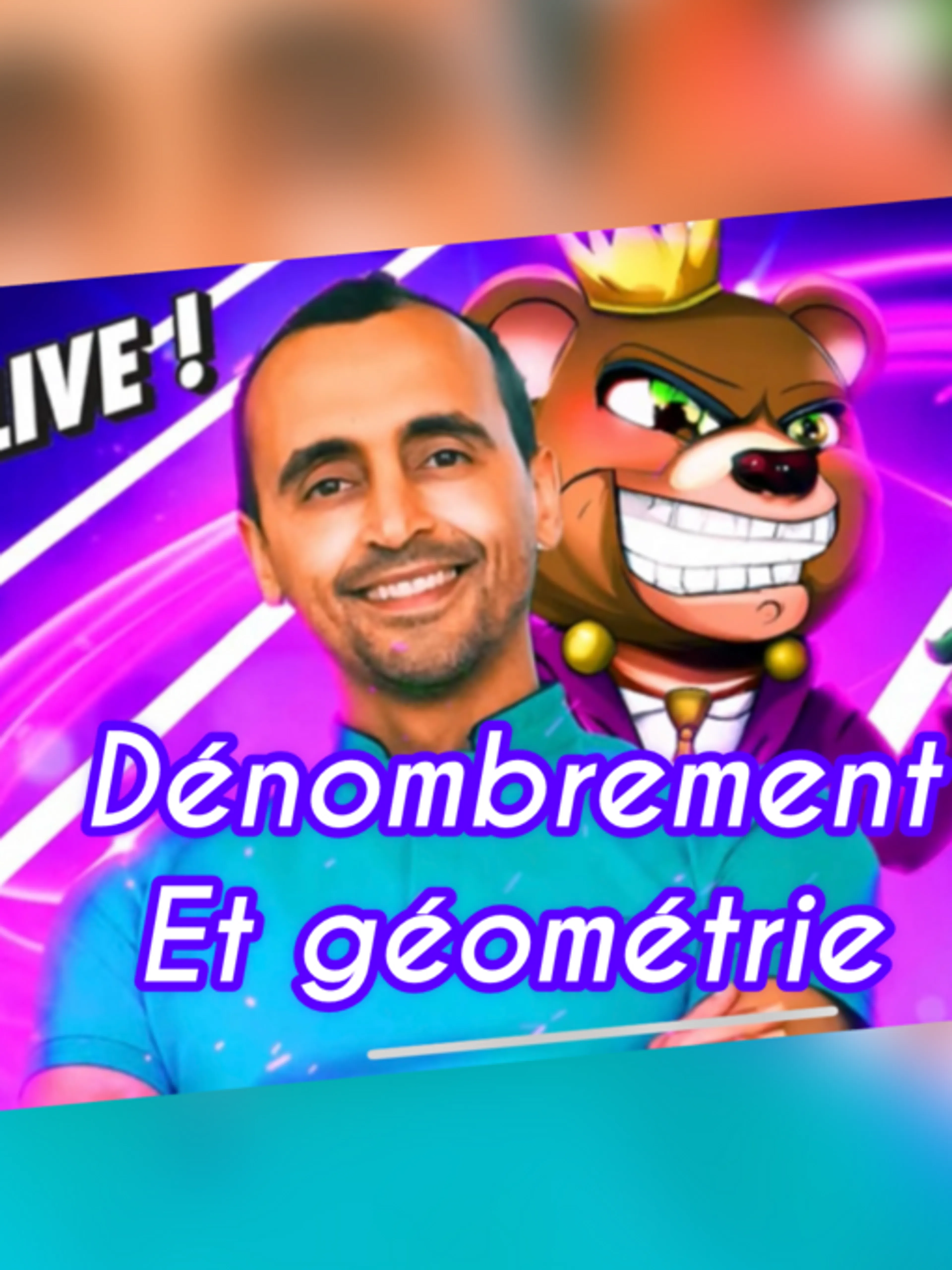 Image de présentation pour l'offre Géométrie et Dénombrement. Dans cette Masterclass  nous allons travailler ensemble des sujets types BAC dans la joie et la bonne humeur. par MEHDI