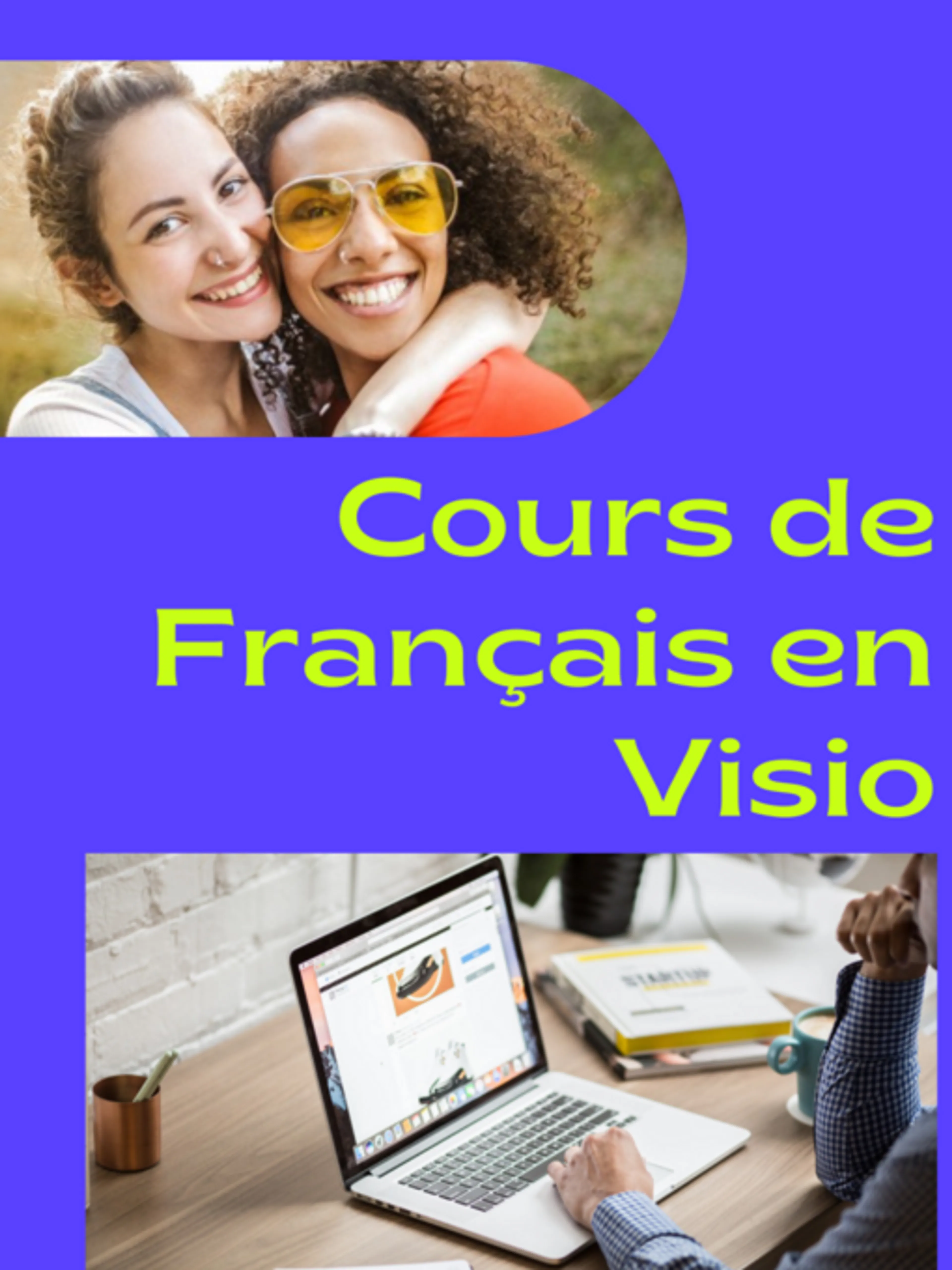 Image de présentation pour l'offre Cours de français particulier en visio uniquement par Emmanuel