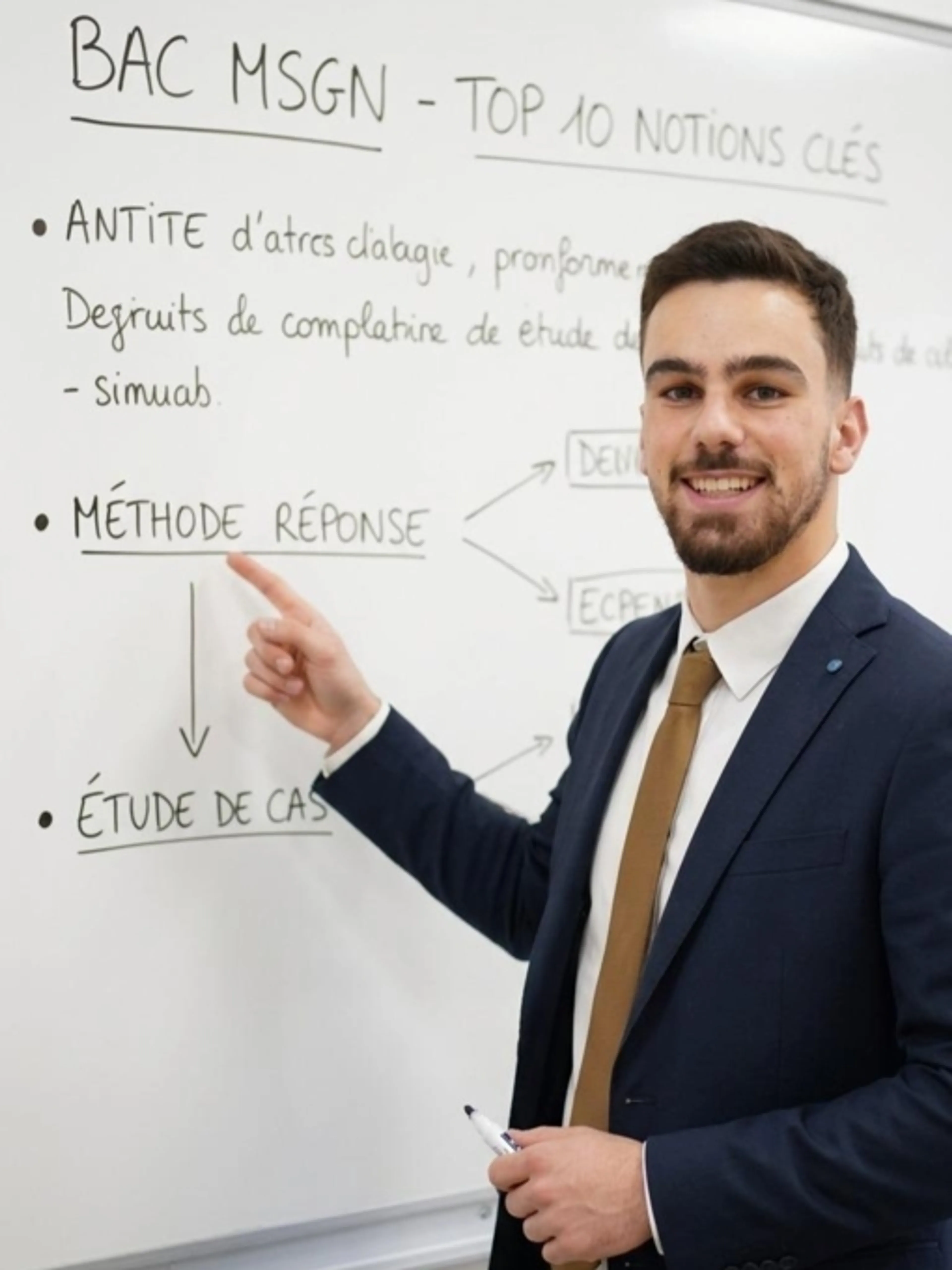 Image de présentation pour l'offre Cours MSGN : TOP 10 notions qui tombent le plus au bac + comment savoir y répondre par Quentin_CoachSTMG