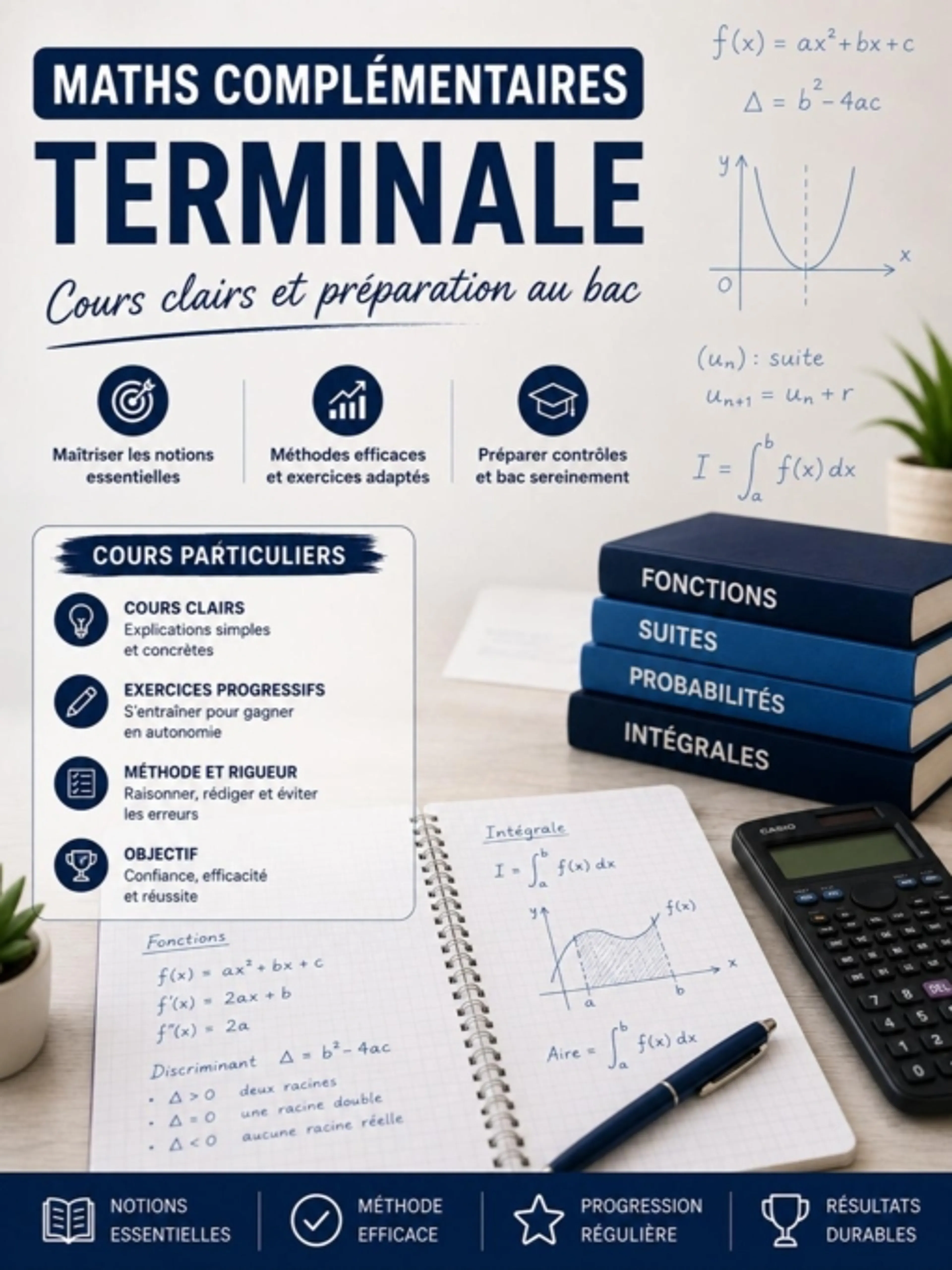 Maths complémentaires terminale — cours clairs et préparation au bac