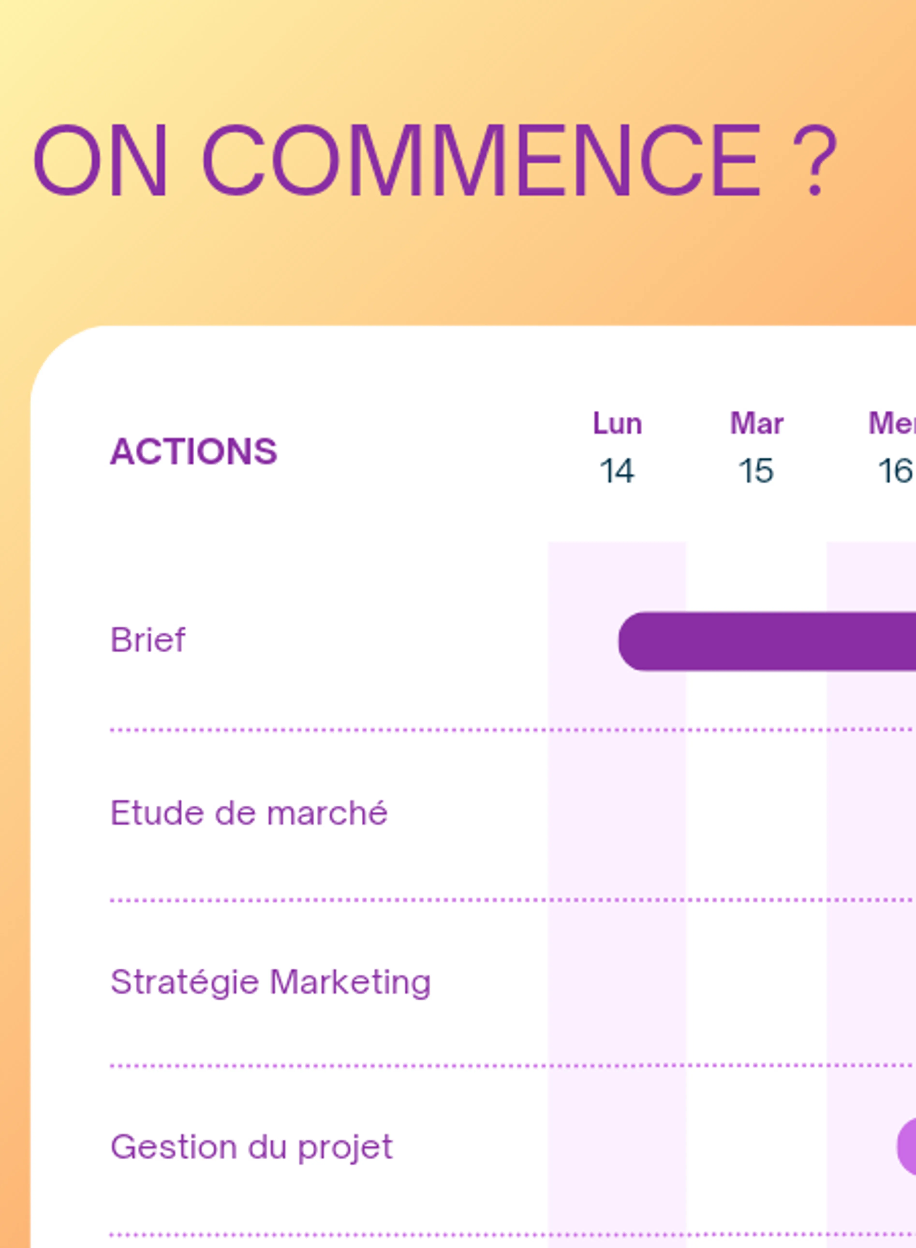 Image de présentation pour l'offre Optimisez votre croissance avec un accompagnement sur mesure en marketing et gestion de projet. par Carine