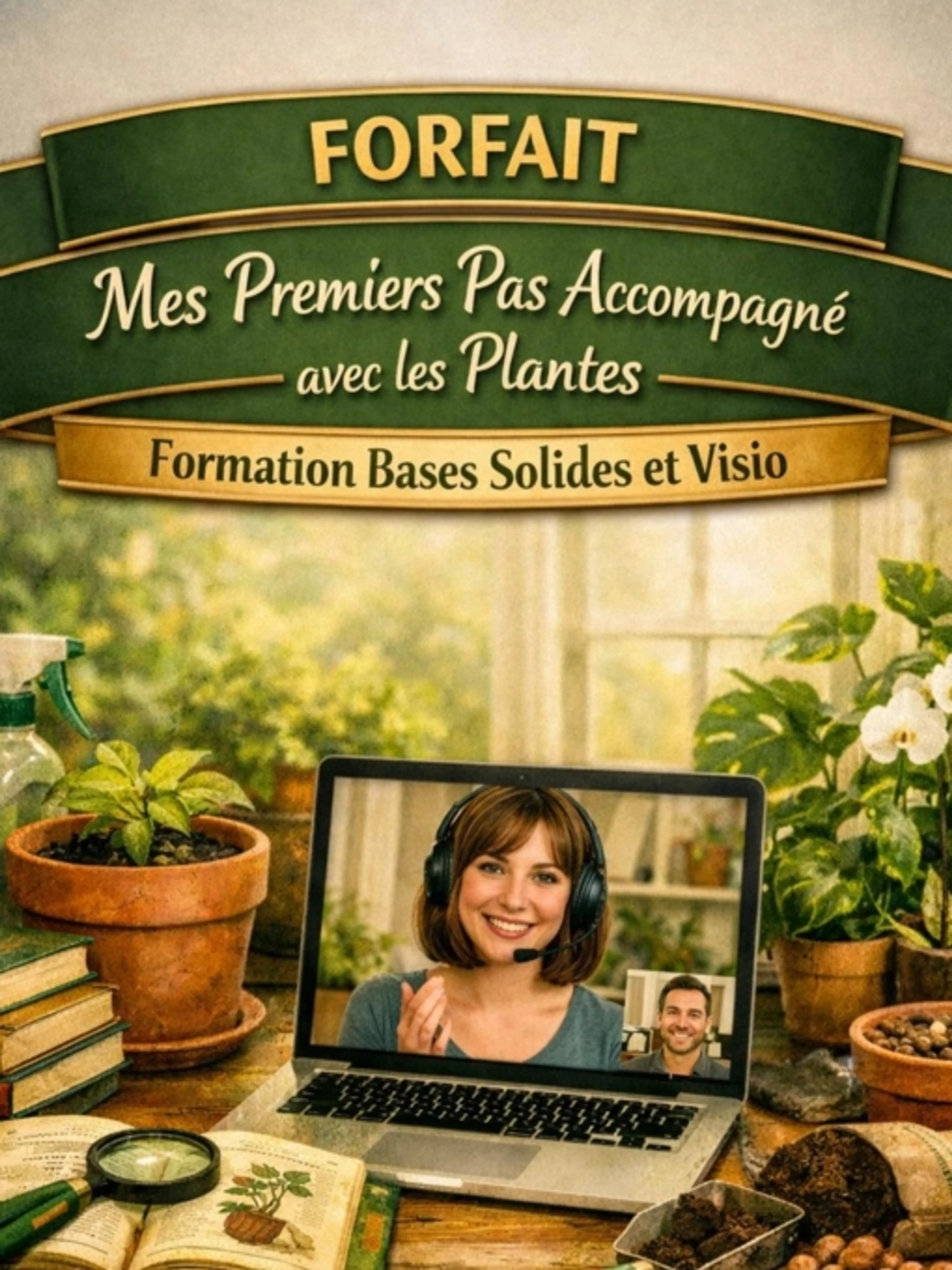 🌱Forfait : Mes premiers pas accompagnés avec les plantes
