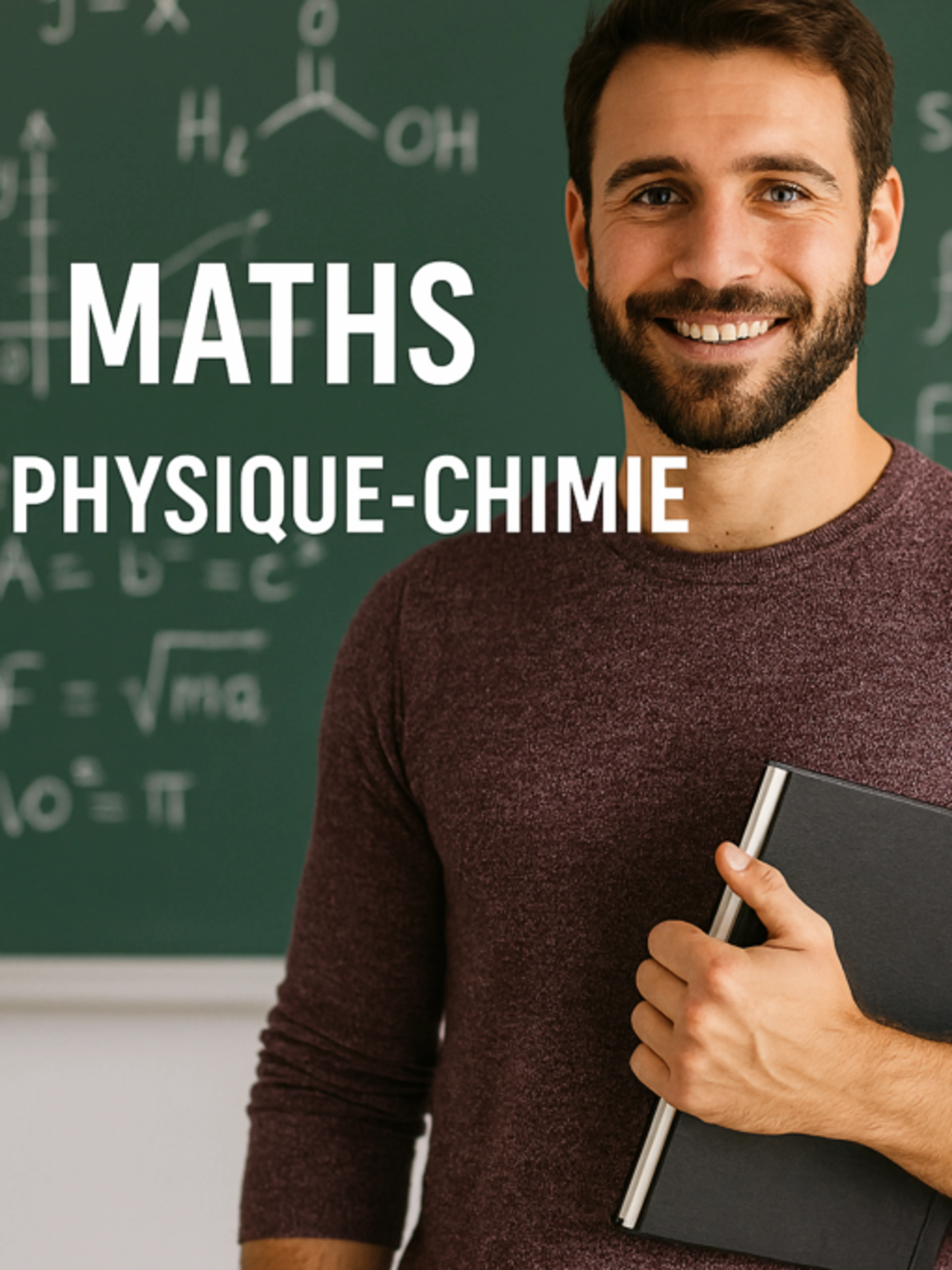 Cours particuliers de mathématiques et de physique-chimie, de la 6ᵉ à la terminale.