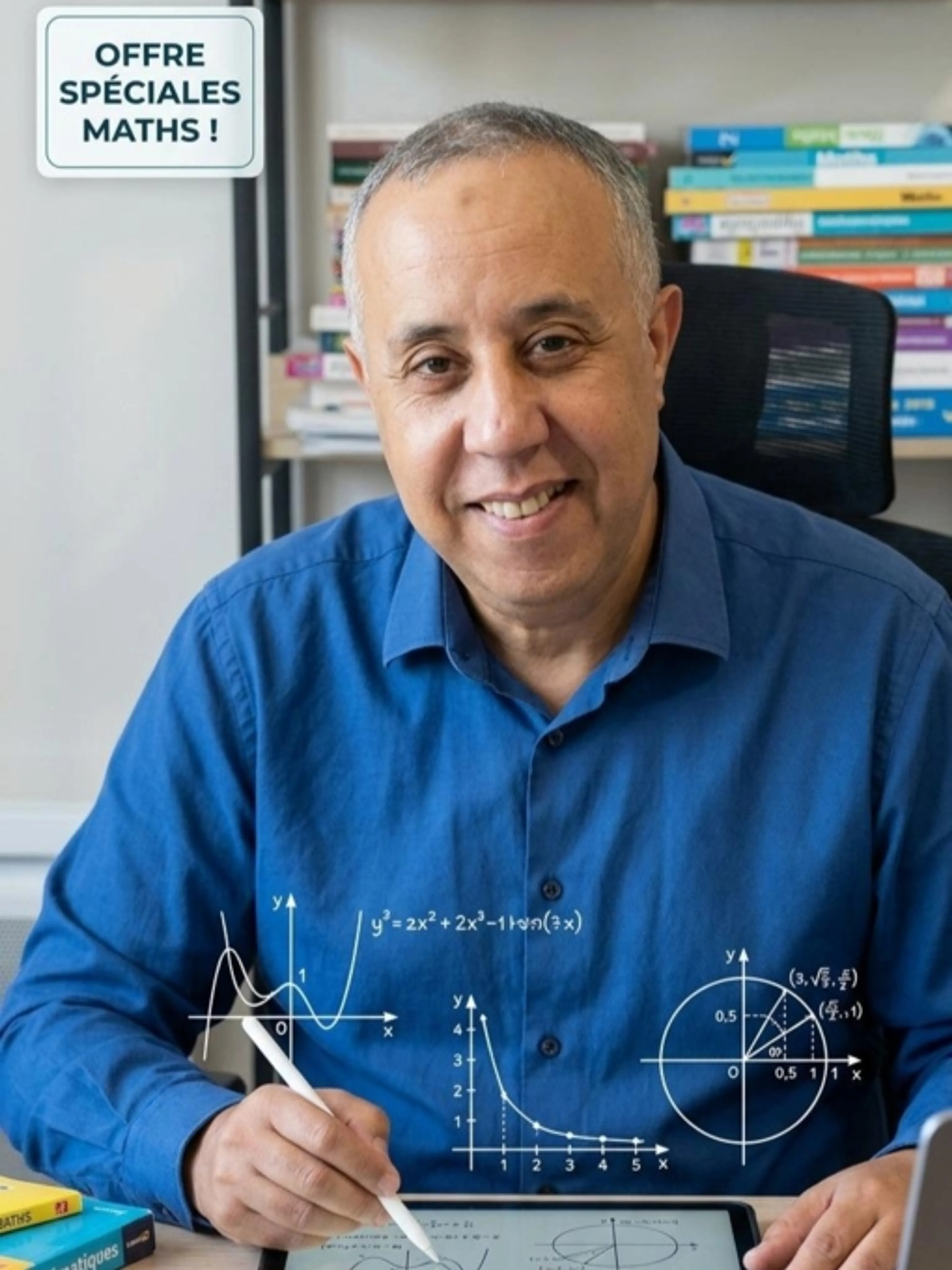 Image de présentation pour l'offre Réussis ton passage en Première Spé Maths ! 🚀 par Adil REFAK