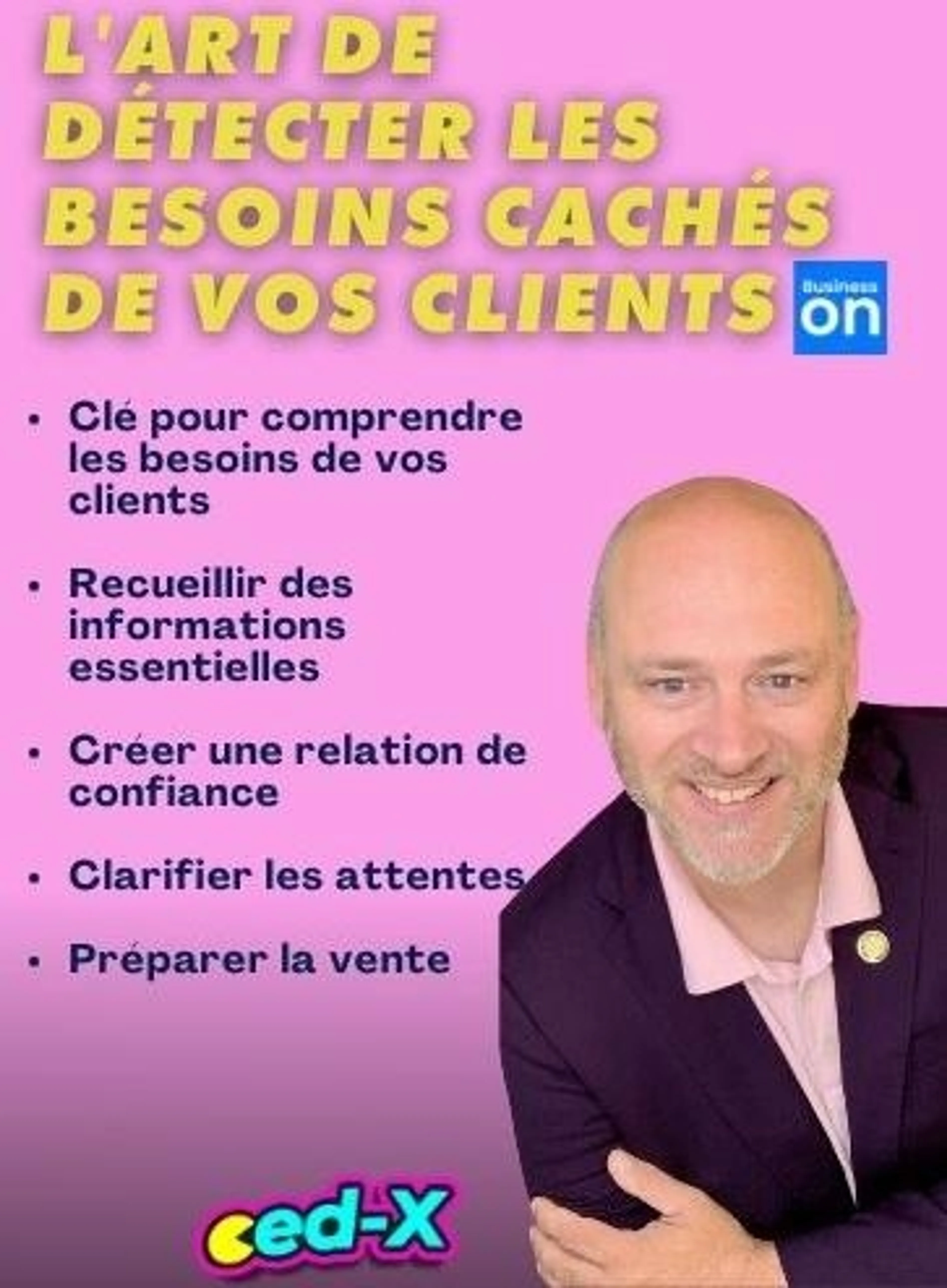 Image de présentation pour l'offre Clé pour comprendre les besoins de vos clients par Cedric