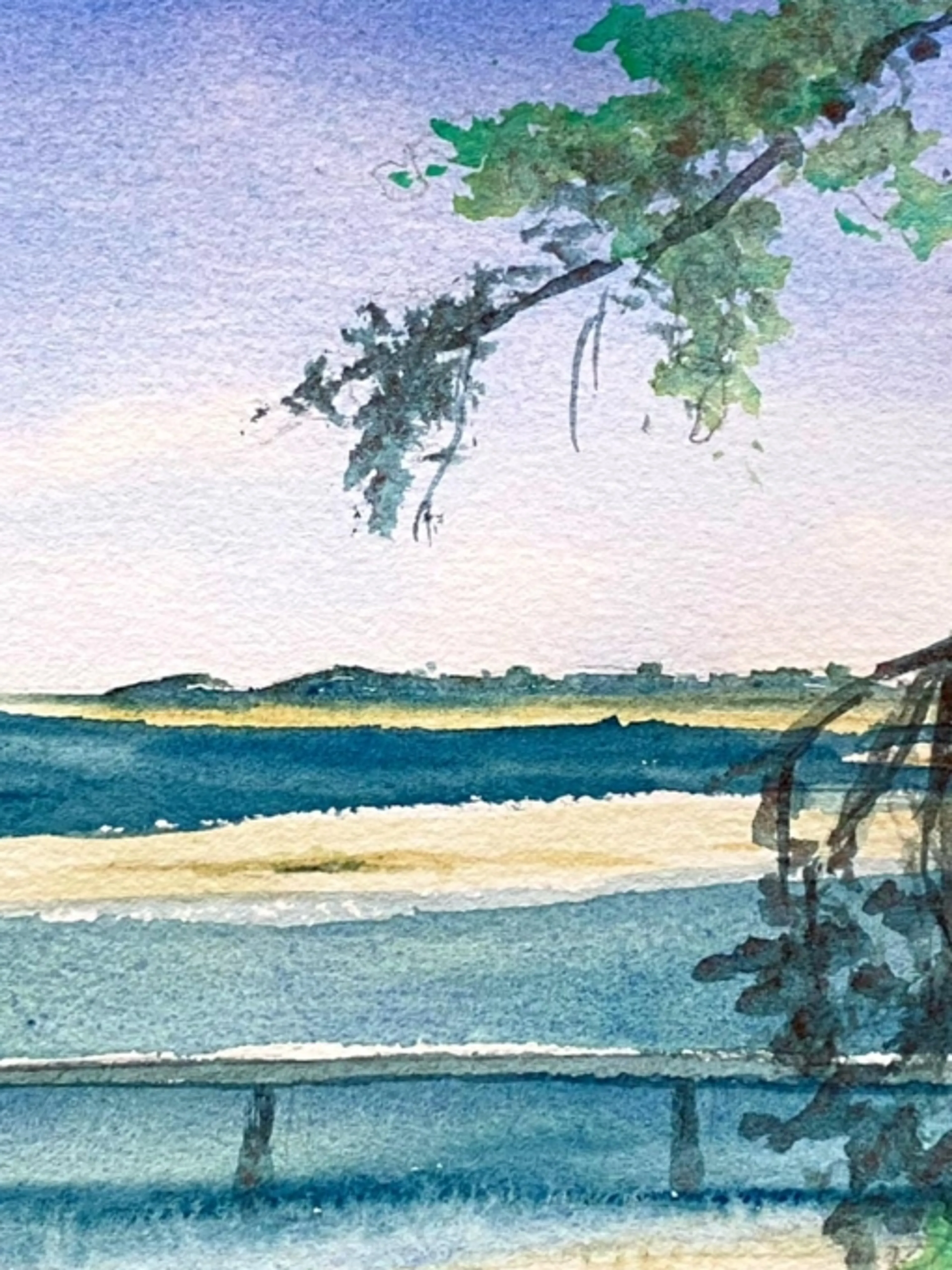 Image de présentation pour l'offre Cours particulier pour peindre ta propre photo de paysage ! par Diane