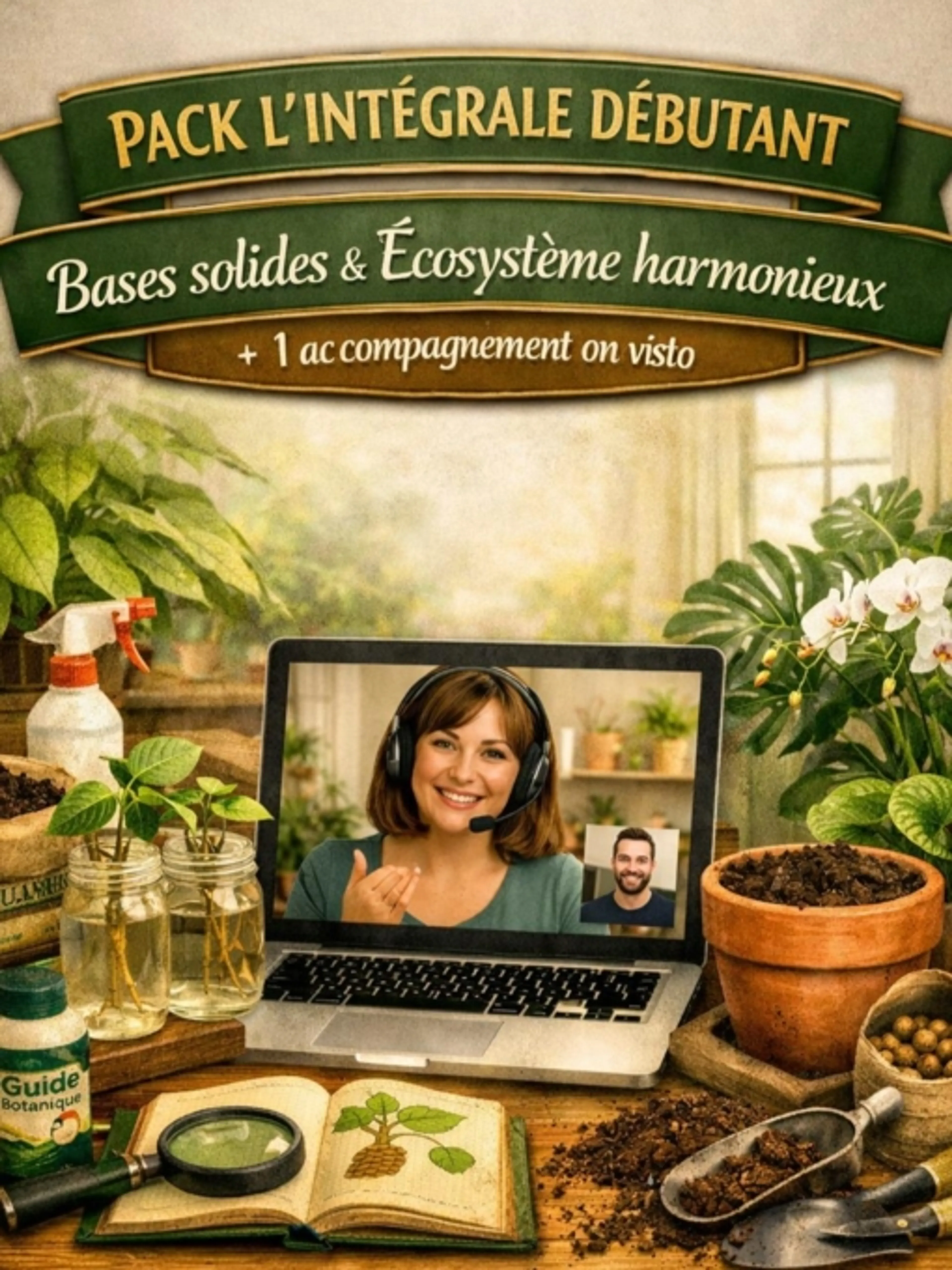 🌱L'intégrale "DÉBUTANT" : formations et accompagnement personnalisé pour des bases solides