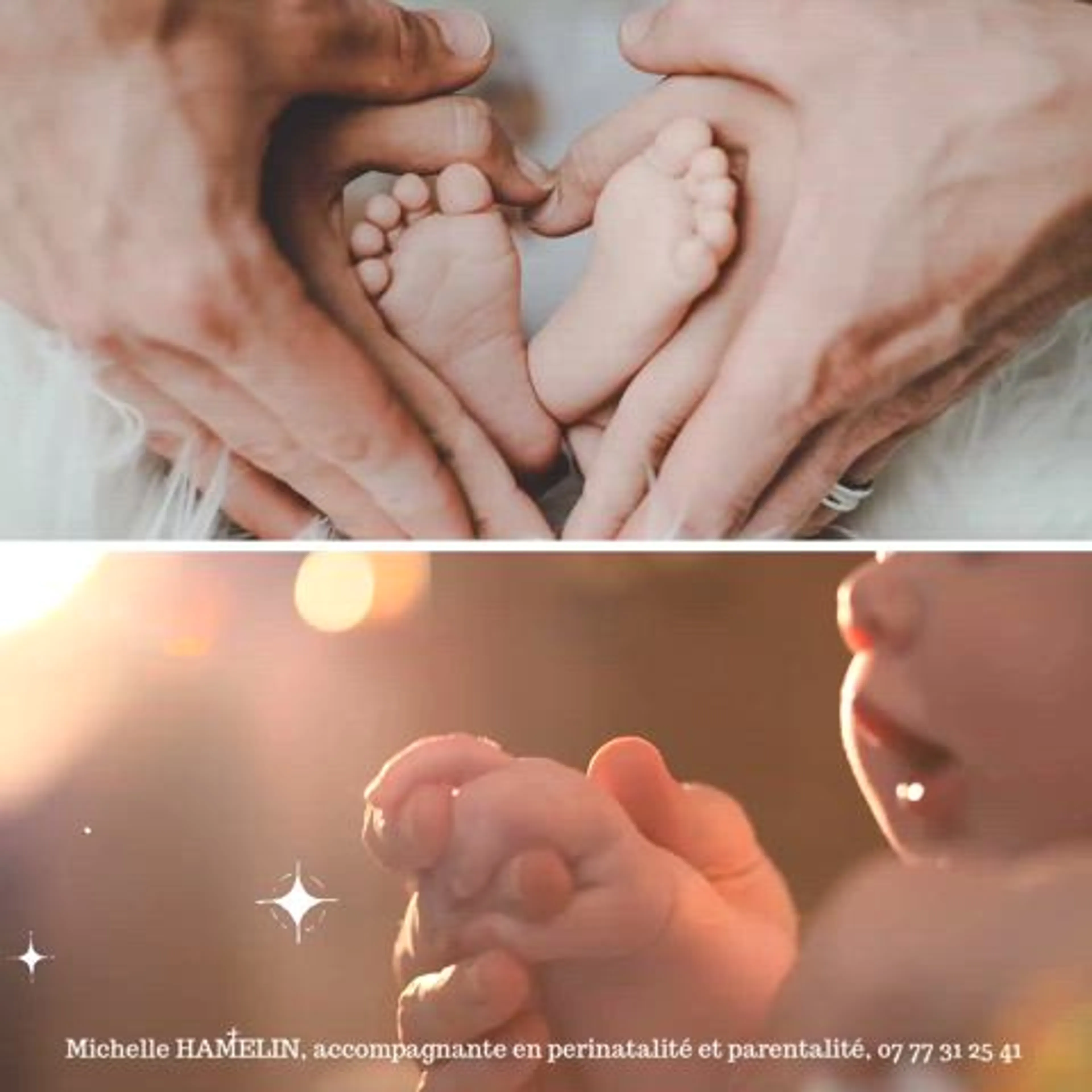 Image de présentation pour l'offre Initiation au massage bien-être de votre bébé par Michelle