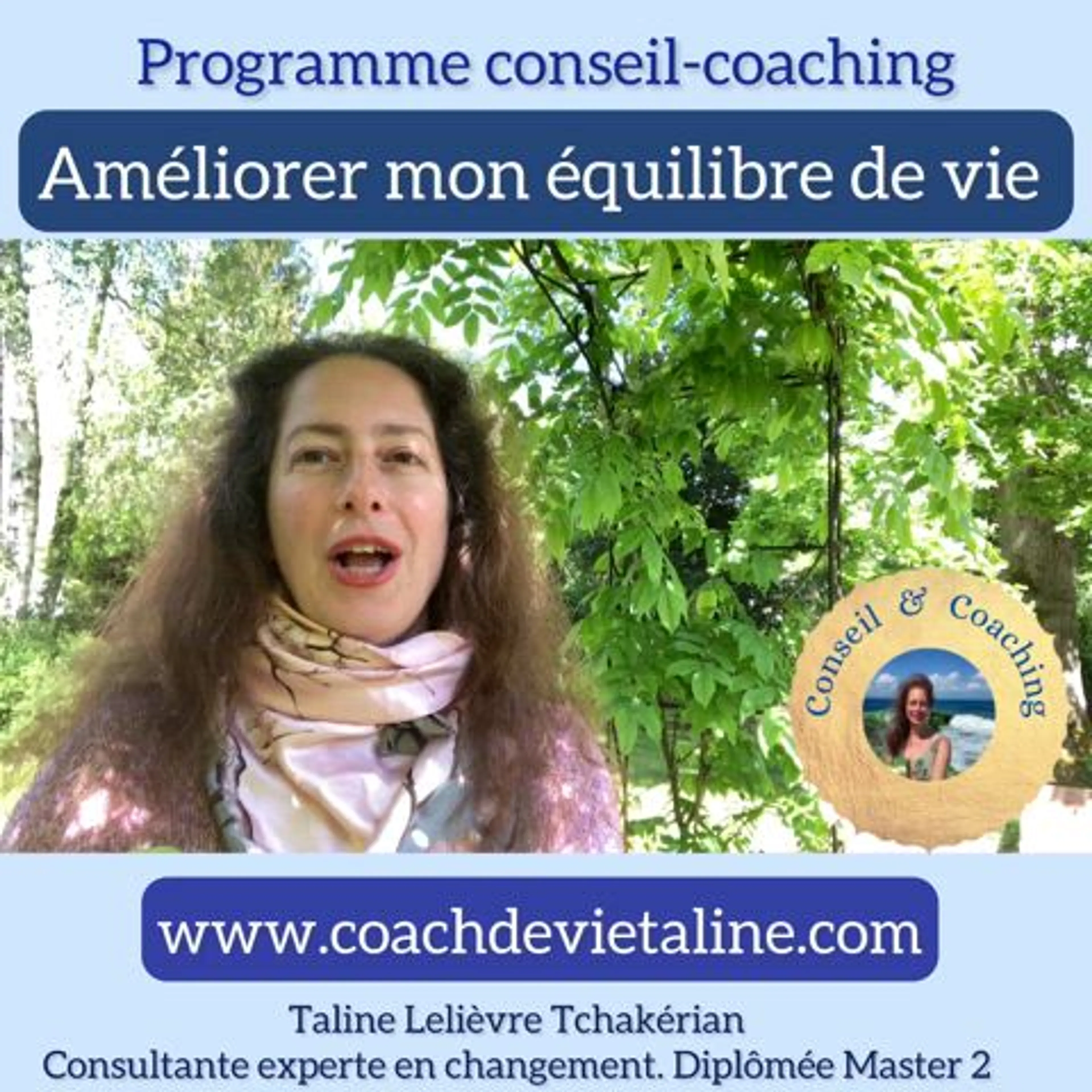 Image de présentation pour l'offre Coaching & Conseil : Transformations positives en 3 mois pour réussir vos changements et vos objectifs de manière durable et pour un équilibre de vie par Taline