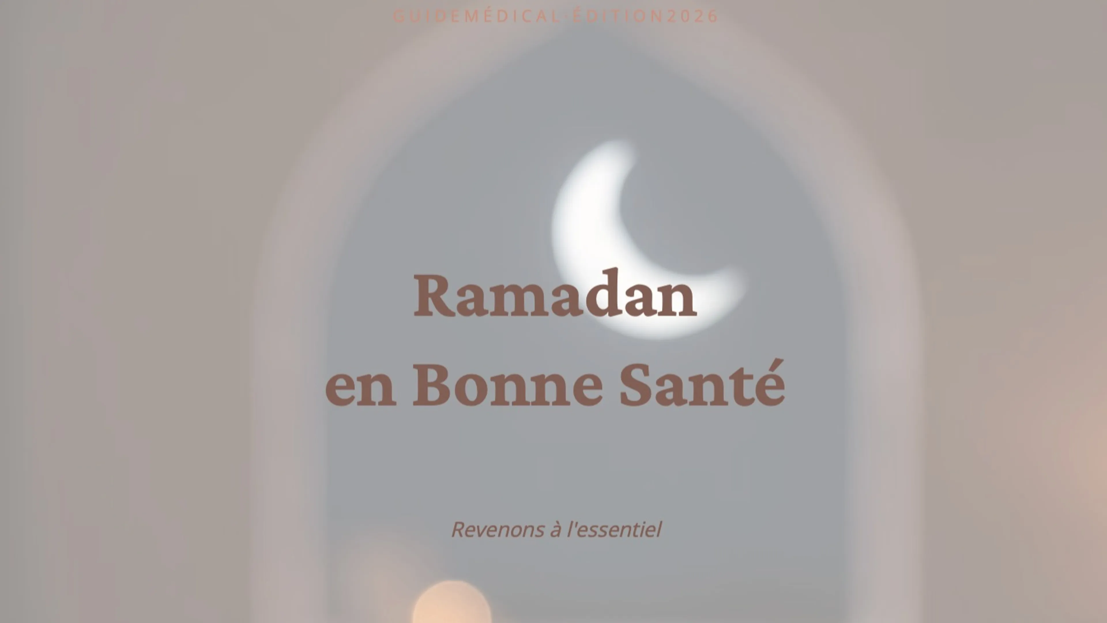 Ramadan en pleine forme — Nutrition, sommeil & bien-être