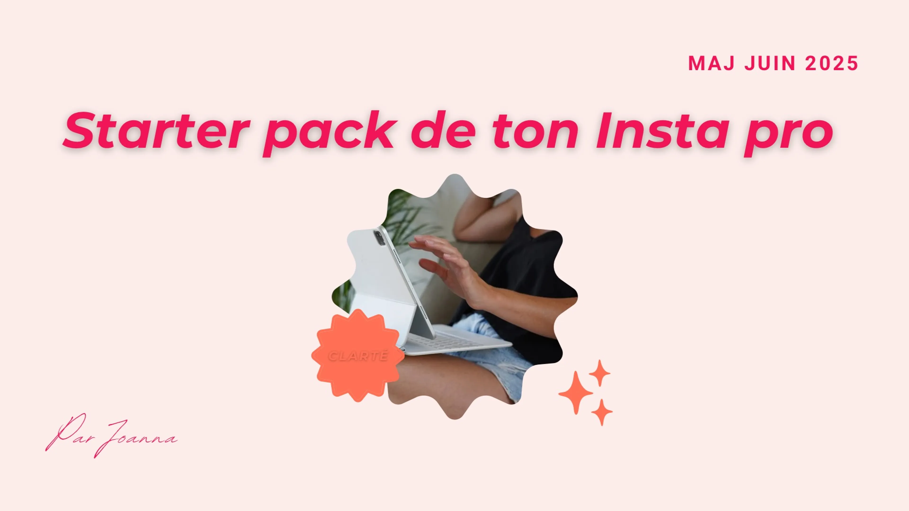 Starter pack de ton insta pro
La méthode pour poser les bases d'un Instagram qui attire tes vraies clientes