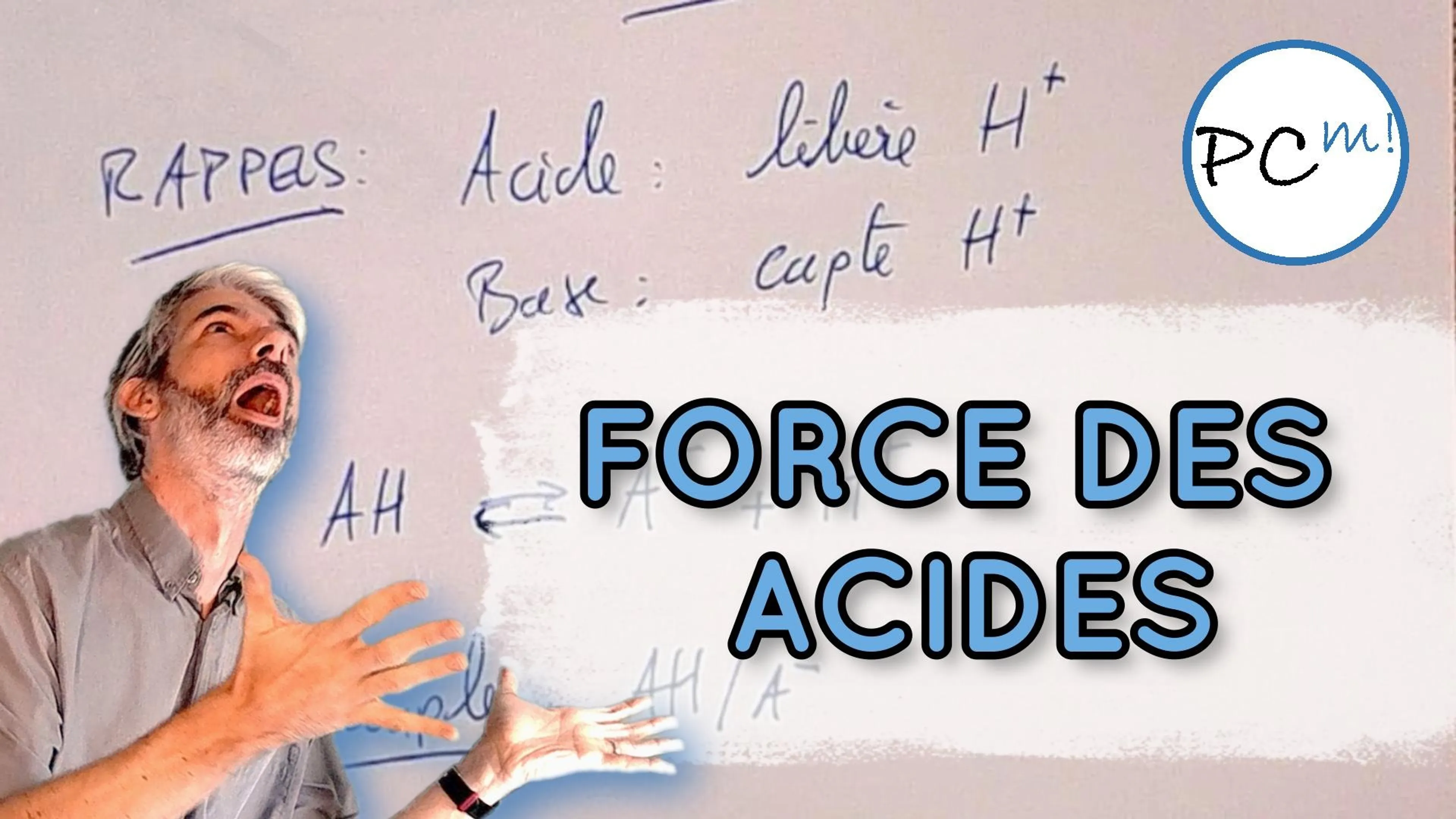 Physique  Chimie - Terminale bac général - Force des acides et des bases - cours - exercice et un cadeau bonus !