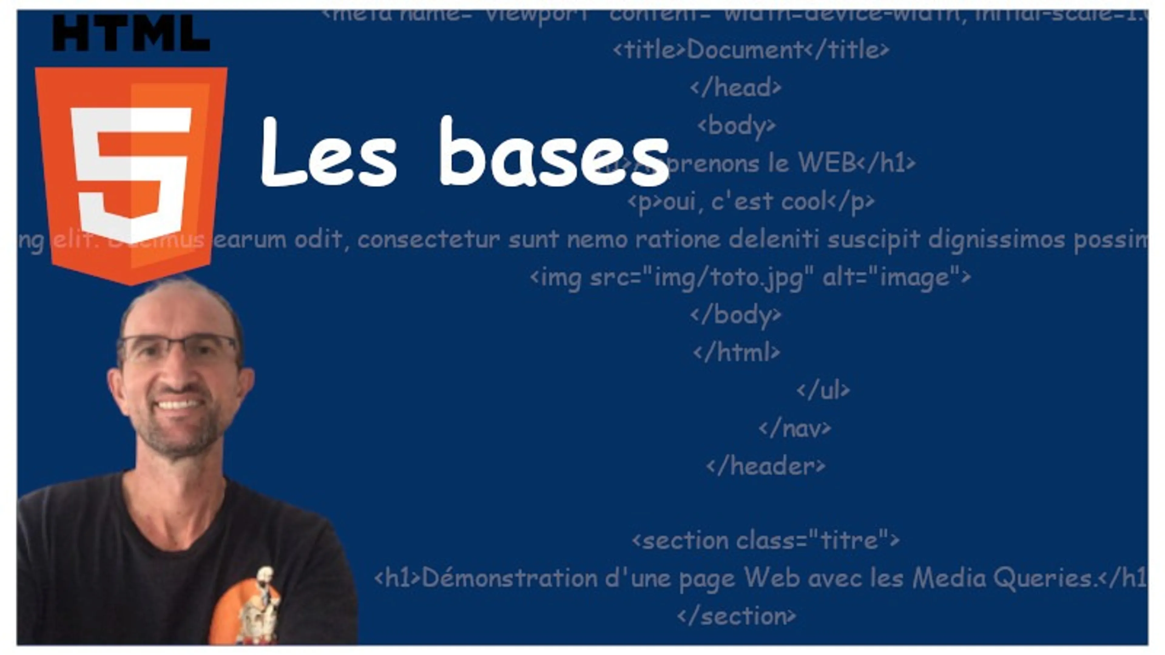 Formation gratuite sur les bases du HTML5