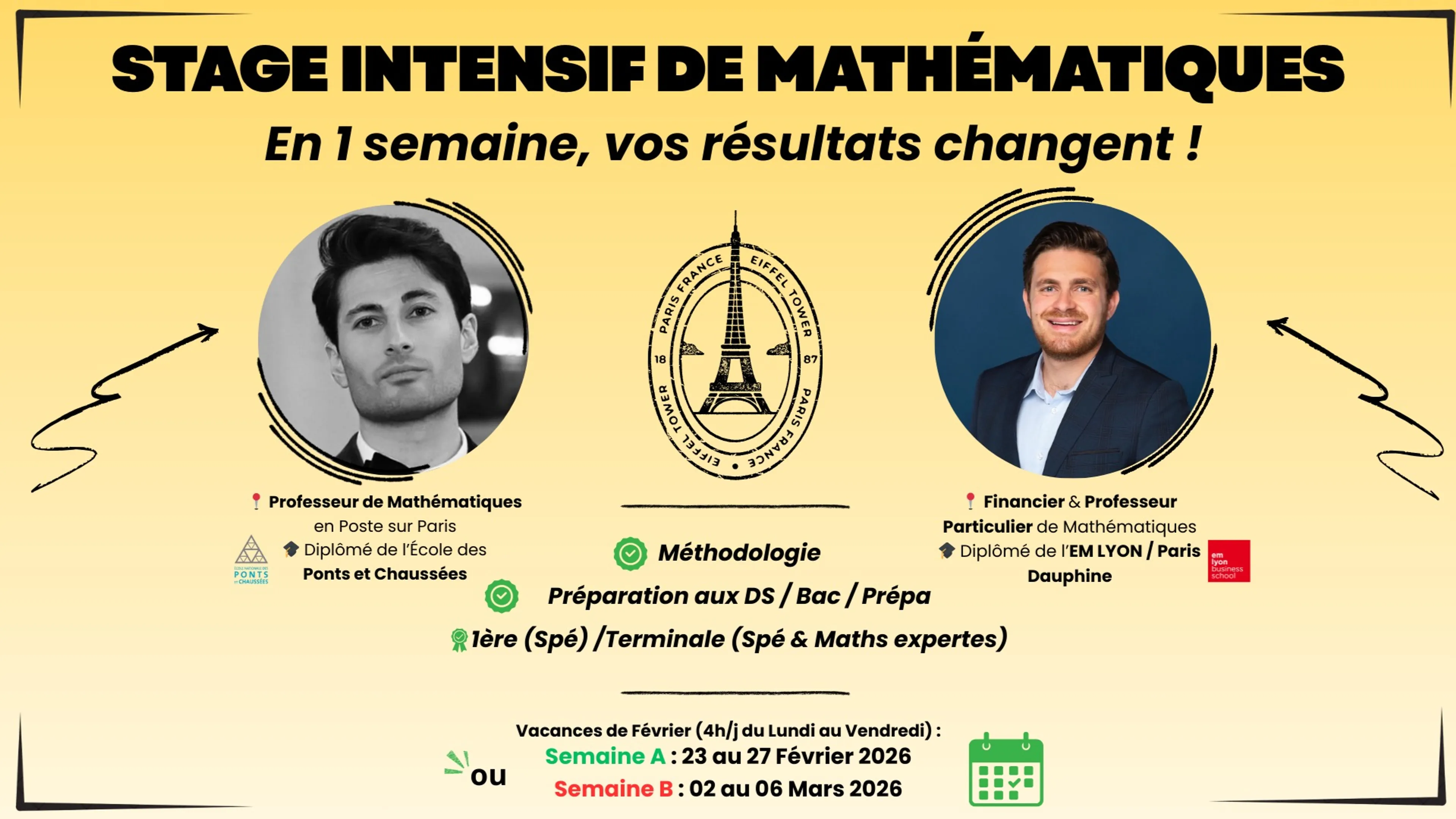 ⭐ STAGE INTENSIF DE MATHÉMATIQUES – VACANCES DE FÉVRIER ⭐