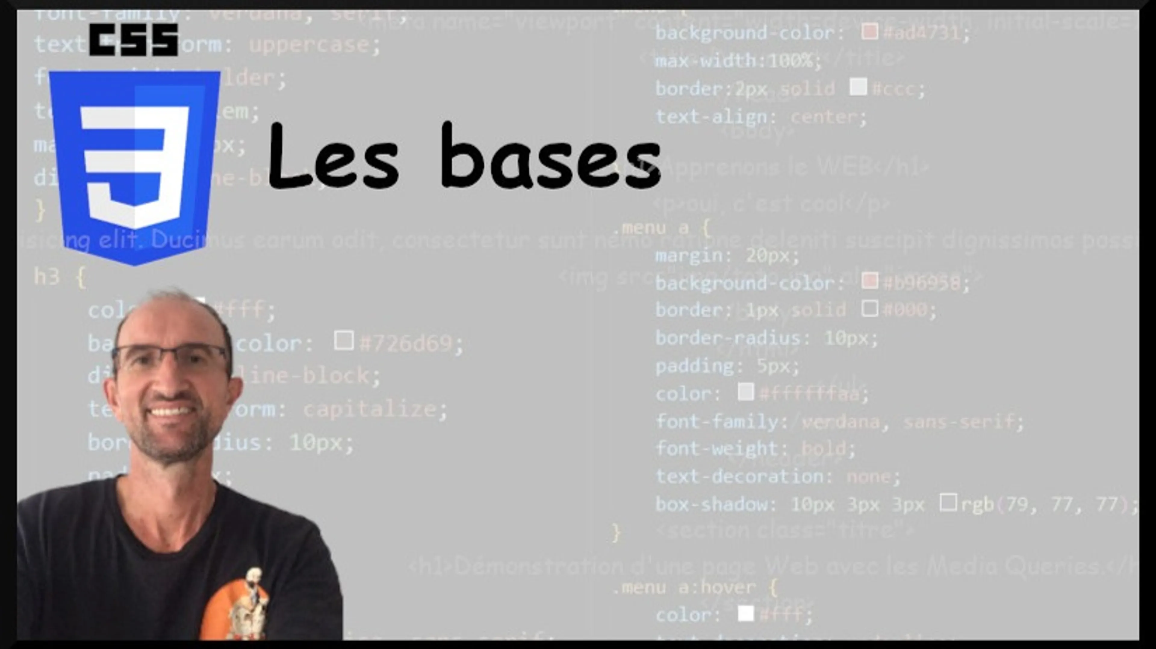 CSS3 - Les bases - Formation gratuite