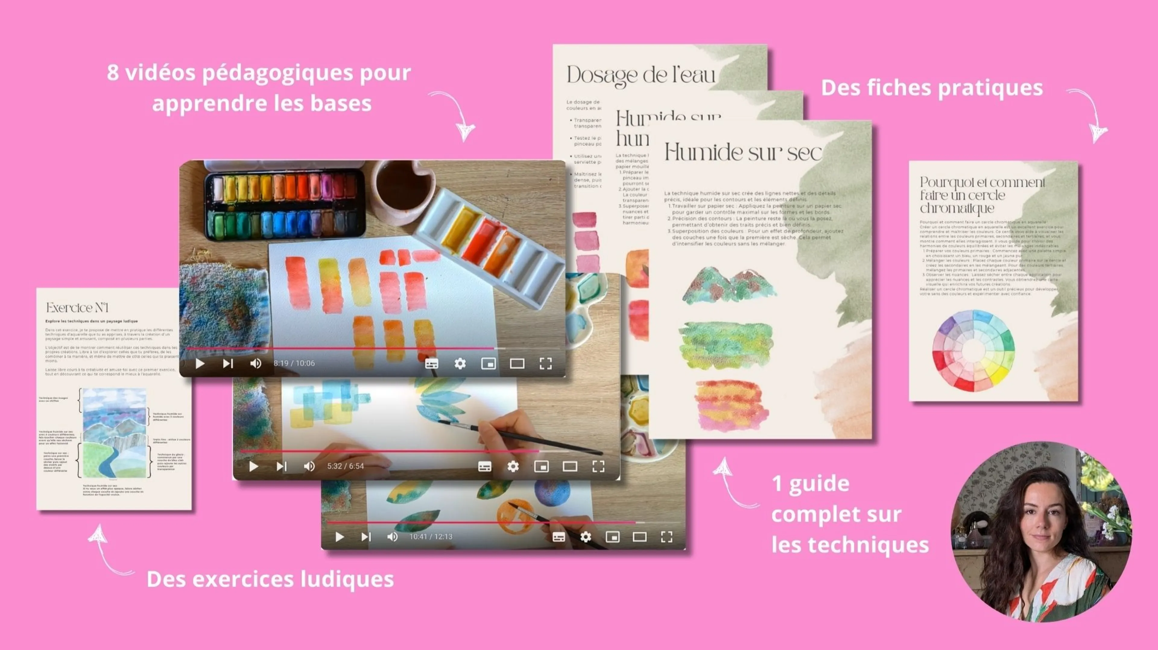 Découverte de l’aquarelle : les techniques de base