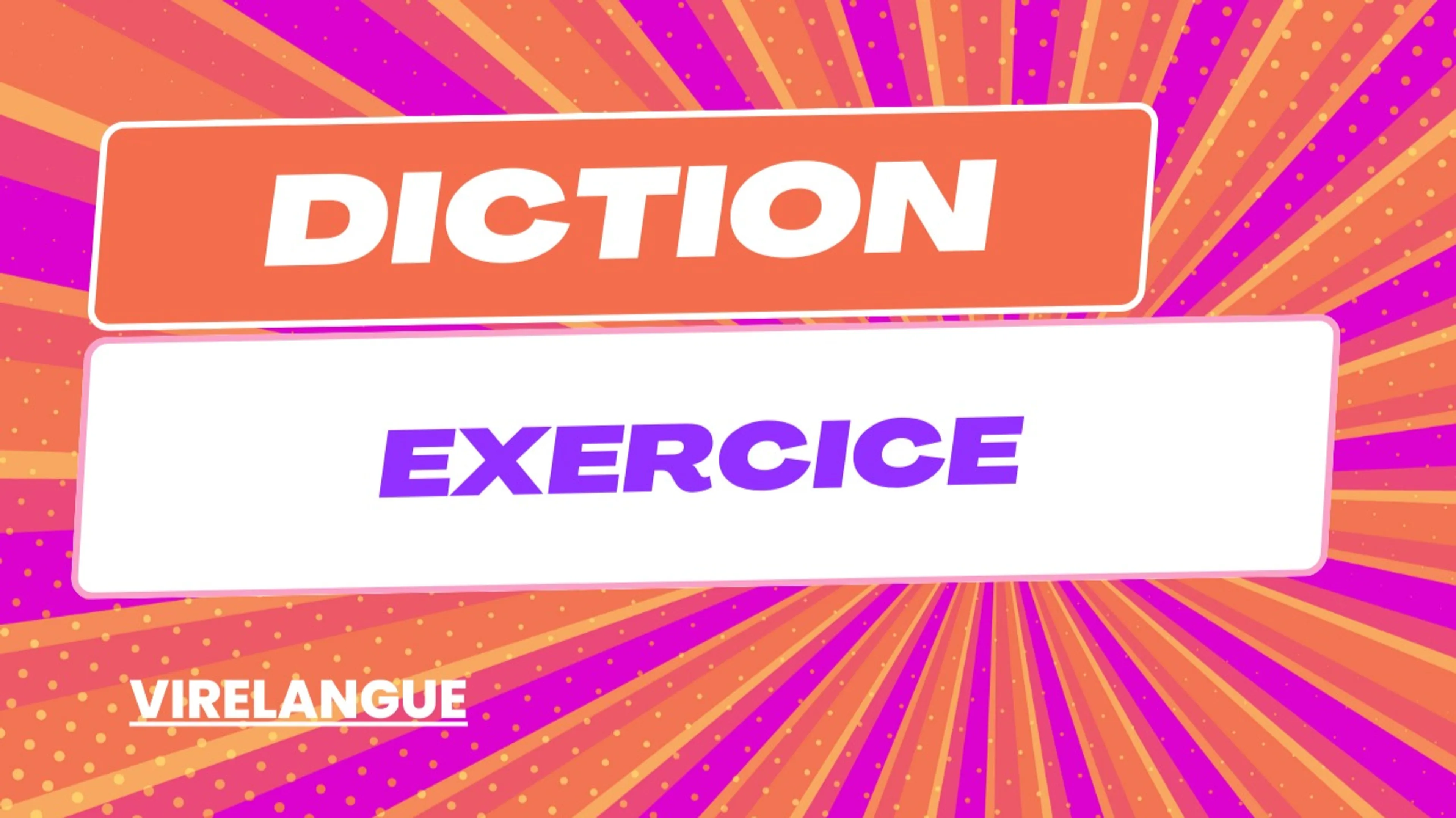 Diction : Améliore ton articulation avec cet exercice de diction !