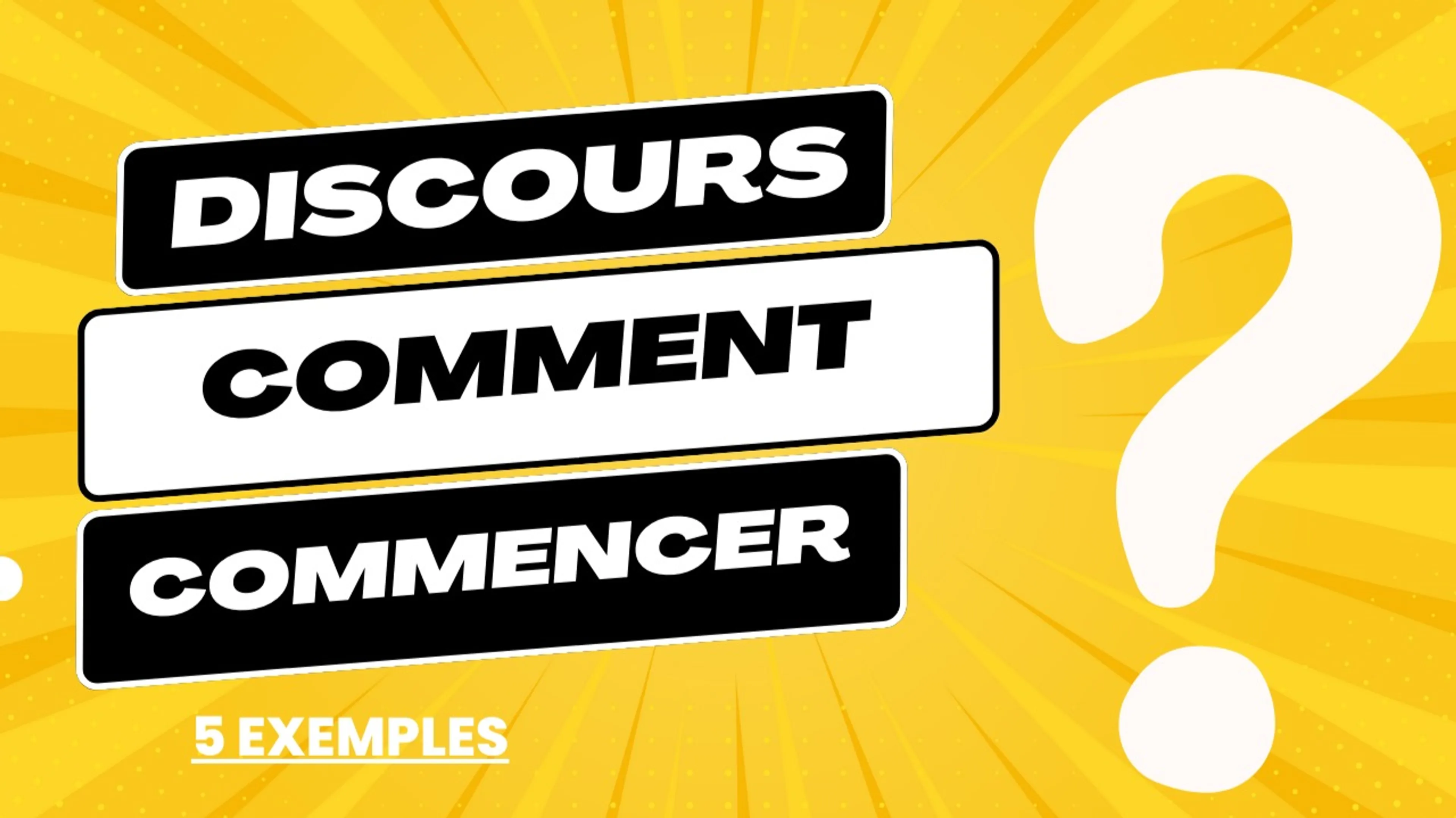 Discours impactant : 5 phrases pour commencer ton discours