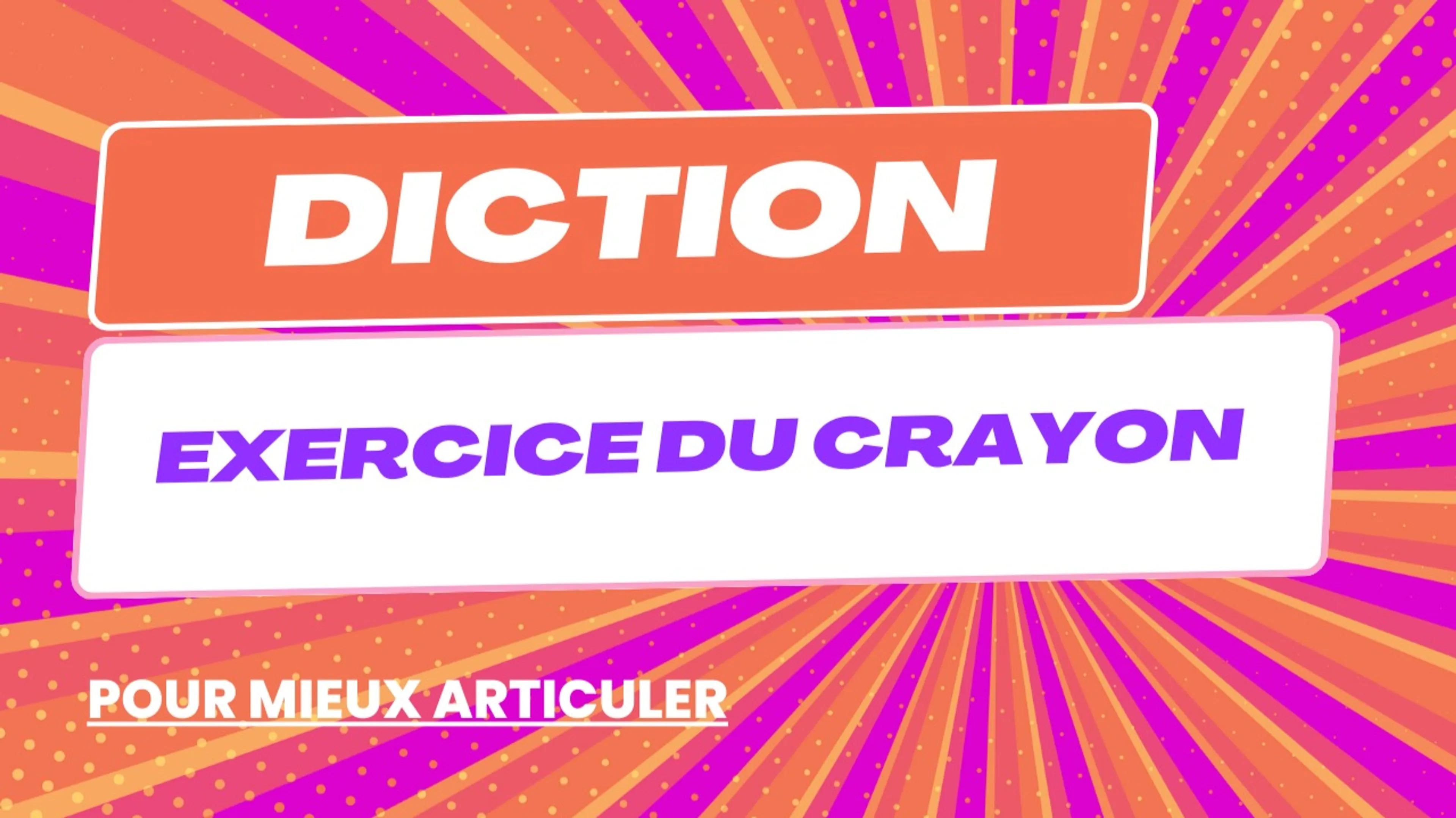 Reprenez le contrôle de votre diction avec ce truc simple à essayer !