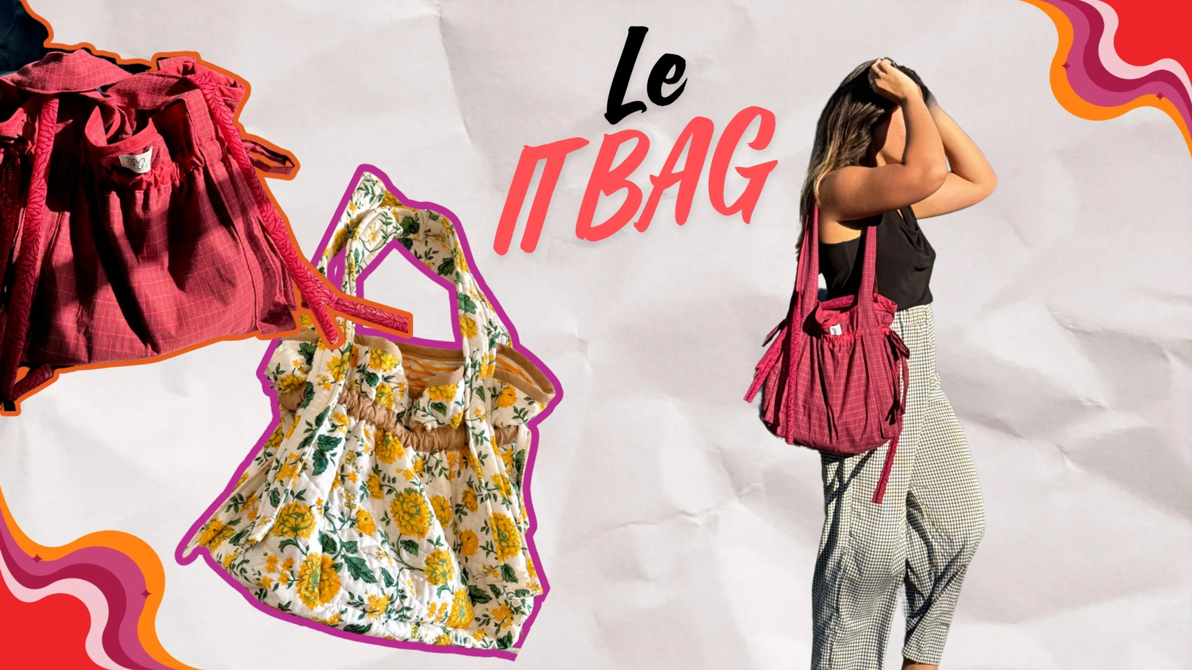 Créer un IT BAG de A à Z
Coudre un sac du patron à l’assemblage final