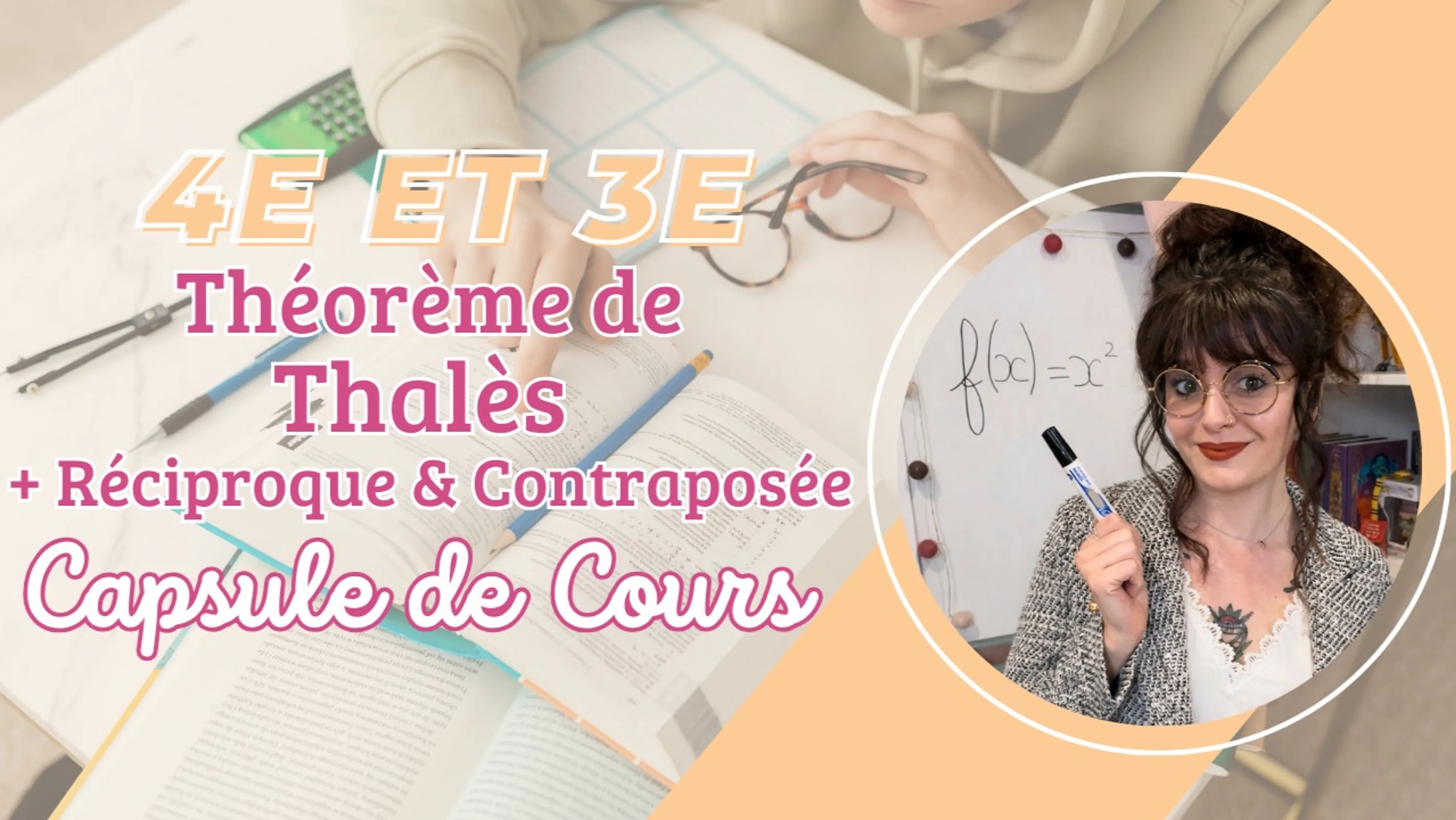 ✏️ Maths - 4e/3e : Théorème de Thalès (+ Réciproque & Contraposée) 🎓