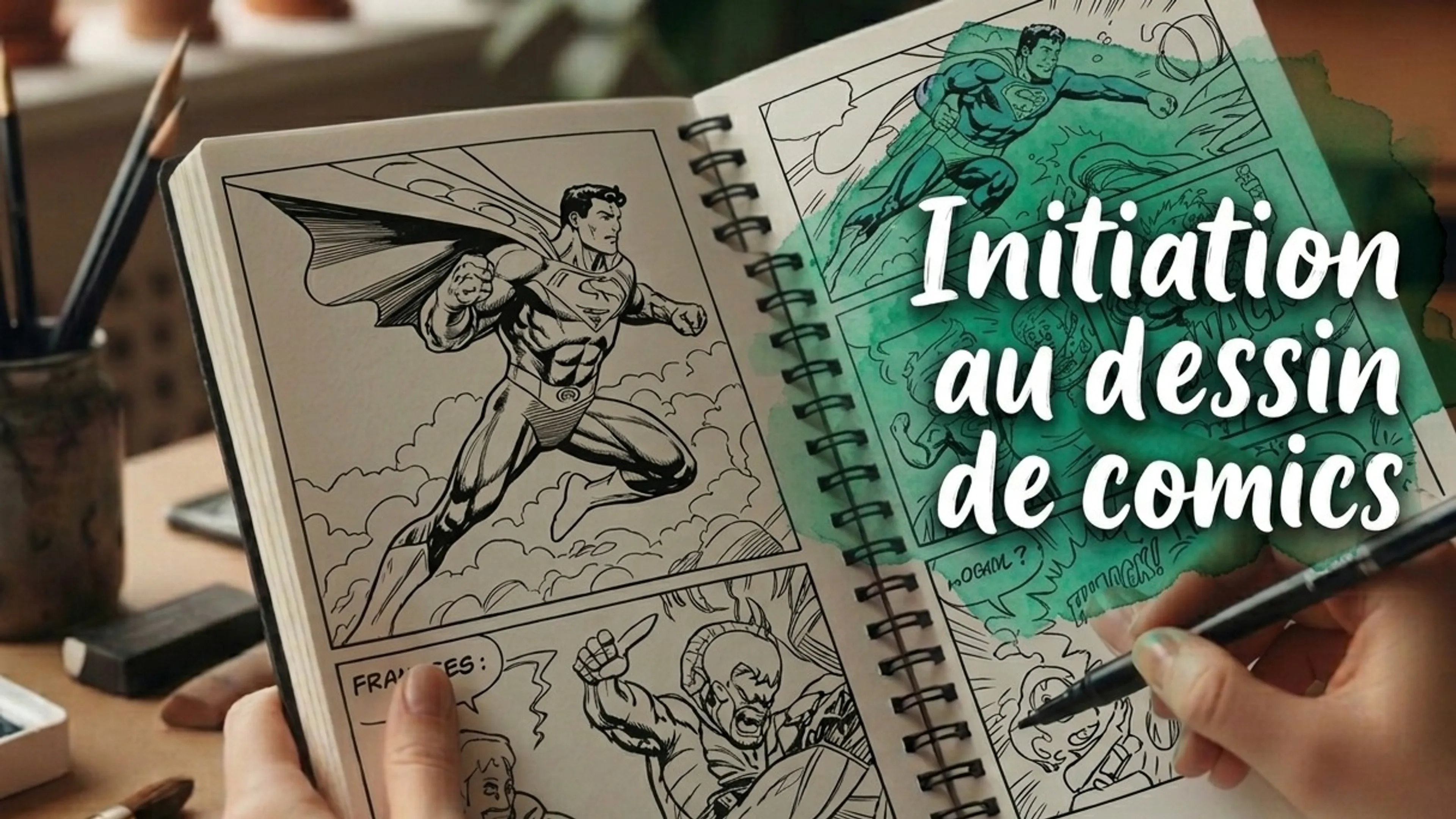 Initiation au dessin de comics