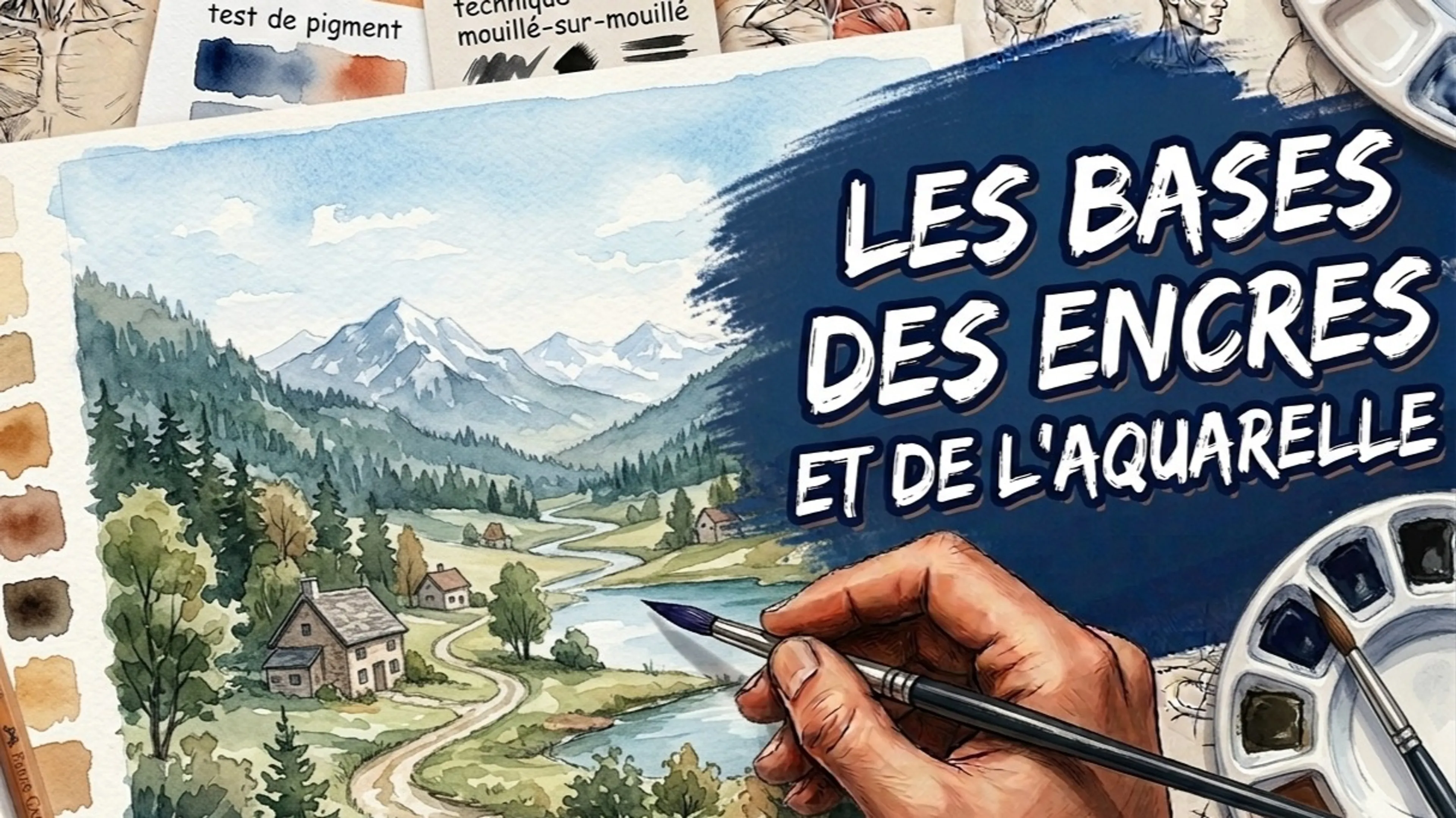 LES ENCRES DE COULEUR : Cours pour débutants
