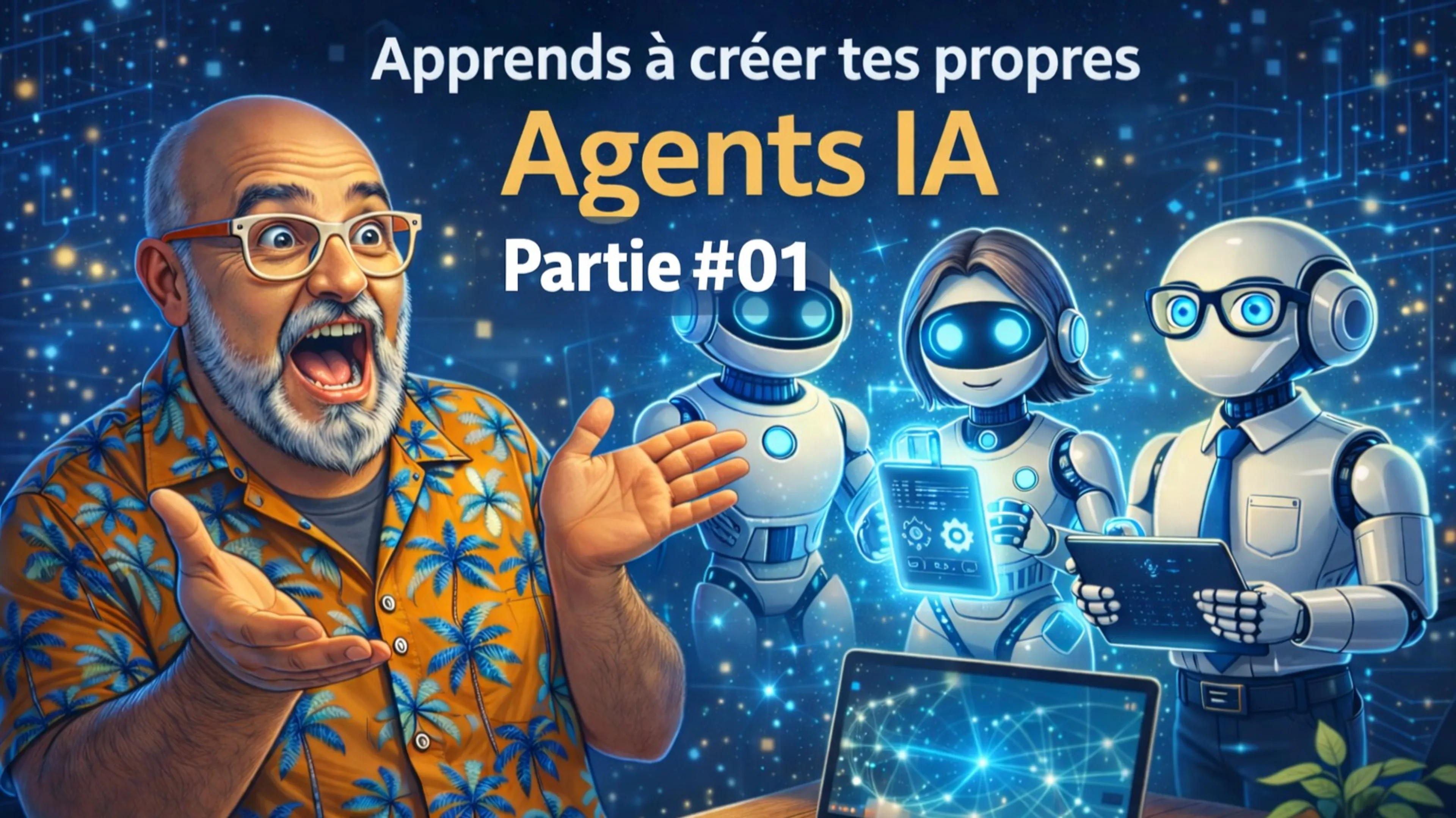 Créez vos propres agents IA, simplement, même sans aucune compétence technique. Des explications claires, pas à pas, à partir d’1 idée ou d’1 besoin.