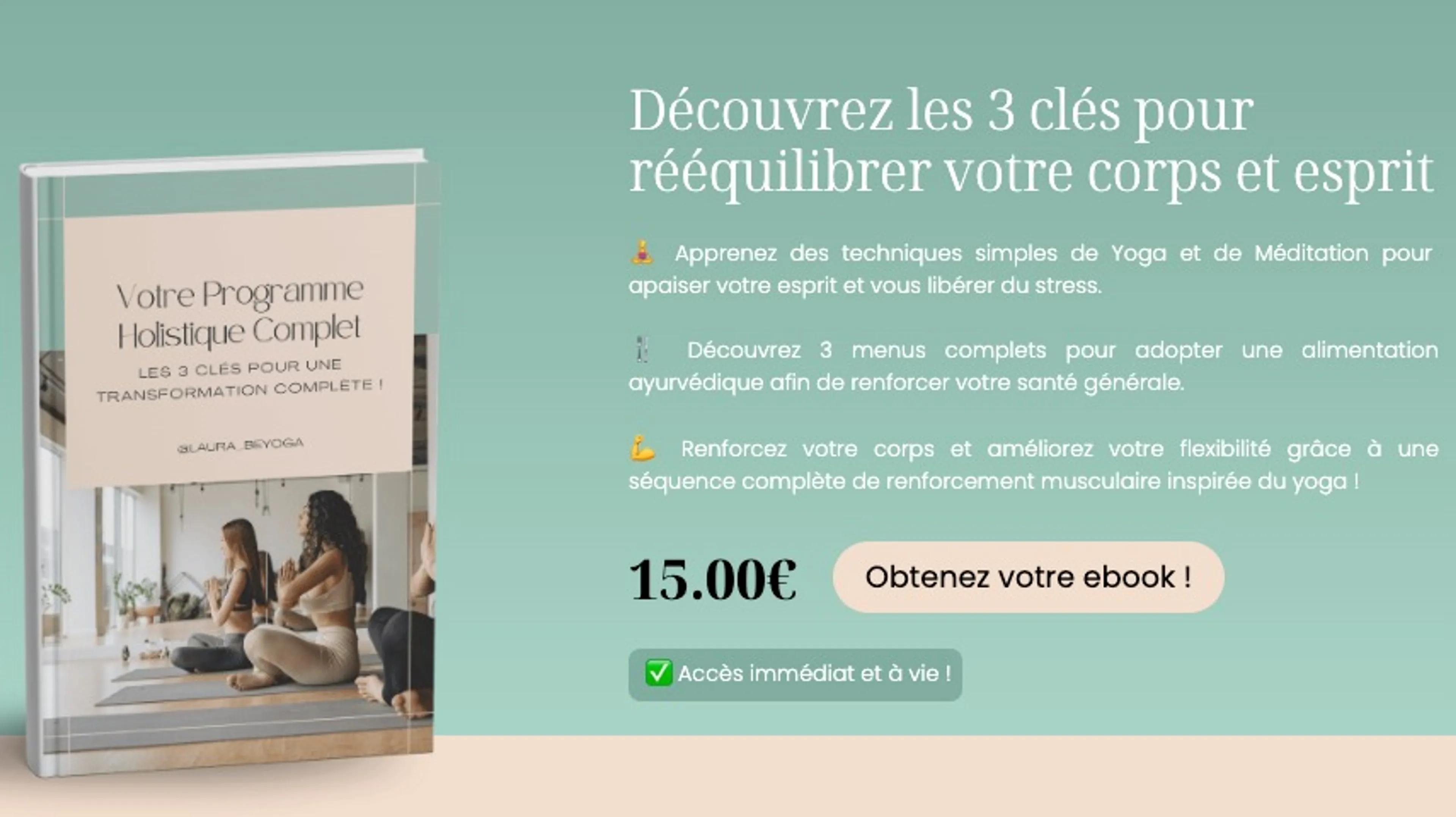 Découvrez les 3 clés pour rééquilibrer votre corps et esprit 🧘‍♀️