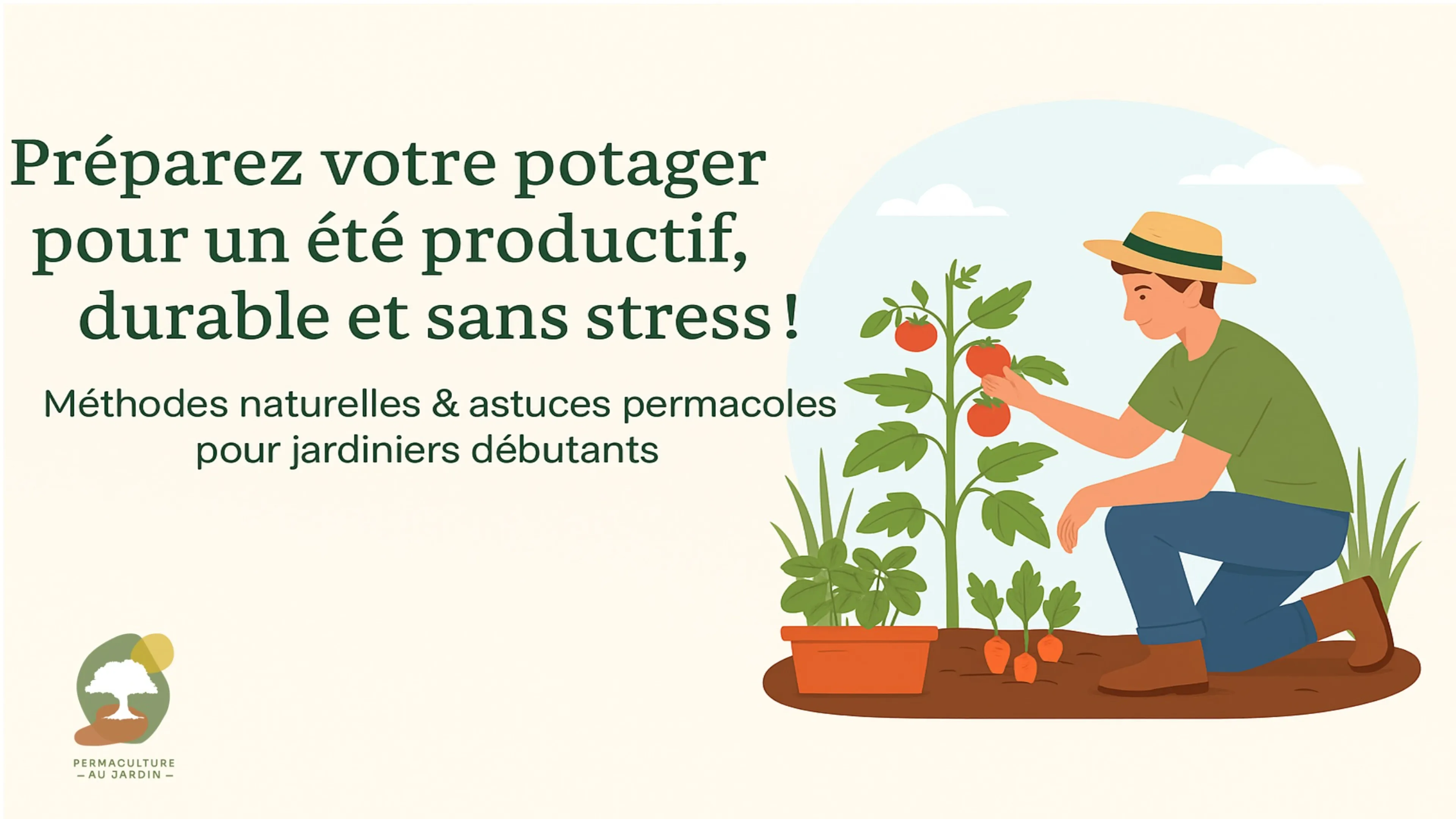 Préparer son potager d’été, pour une saison estivale sans stress et durable !