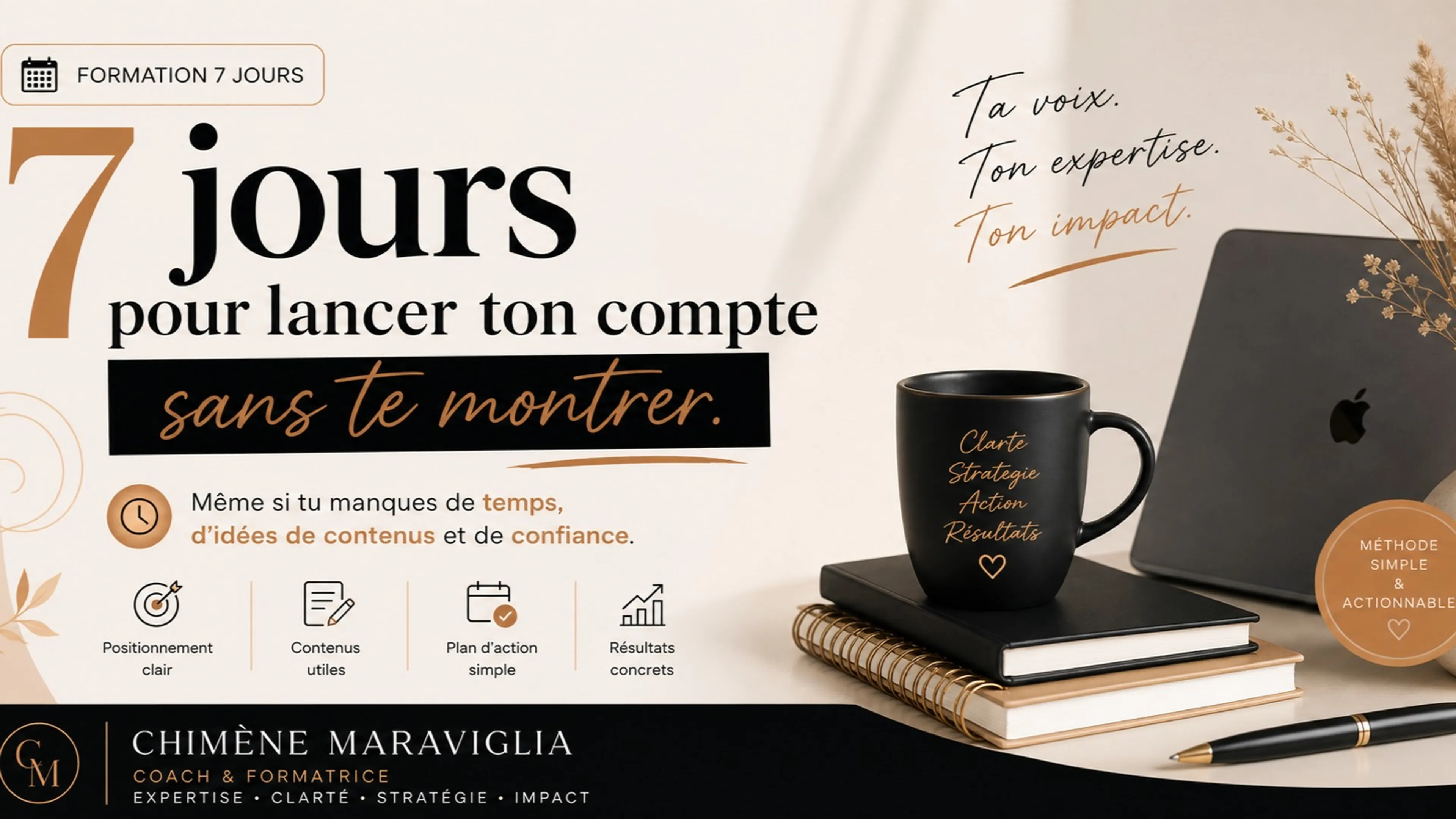 Comment lancer un compte fort sans montrer ton visage, sans te perdre sur les réseaux, et sans partir dans tous les sens.