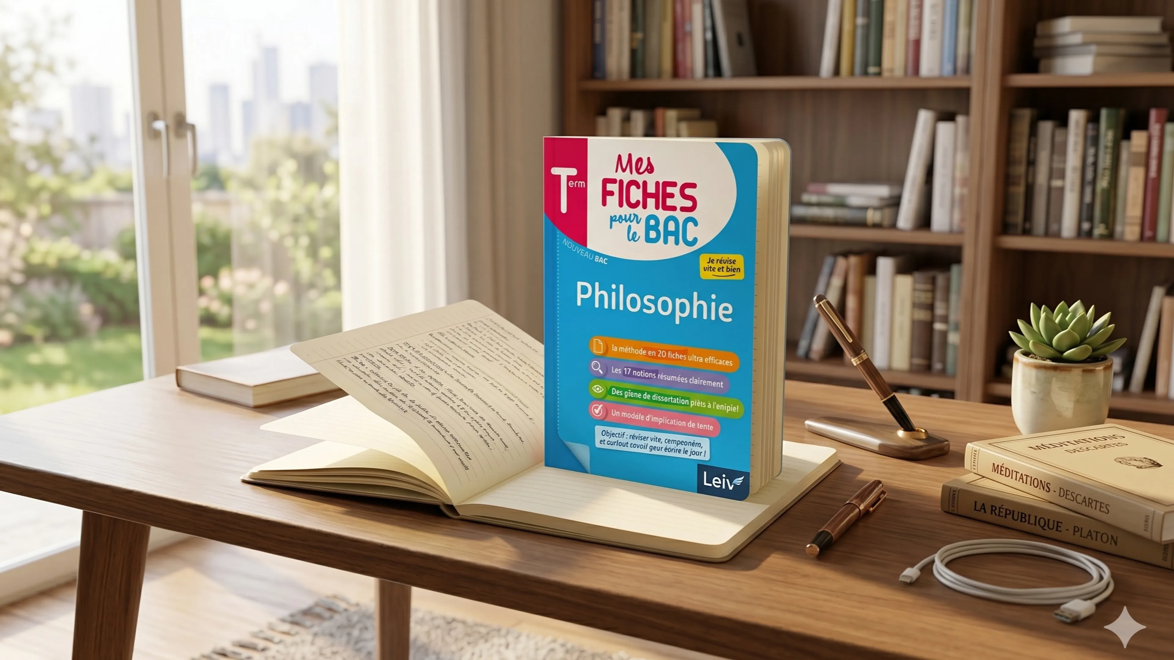 Pack Fiches de Philo : tout le programme et la méthode en 20 fiches claires et ultra efficaces.