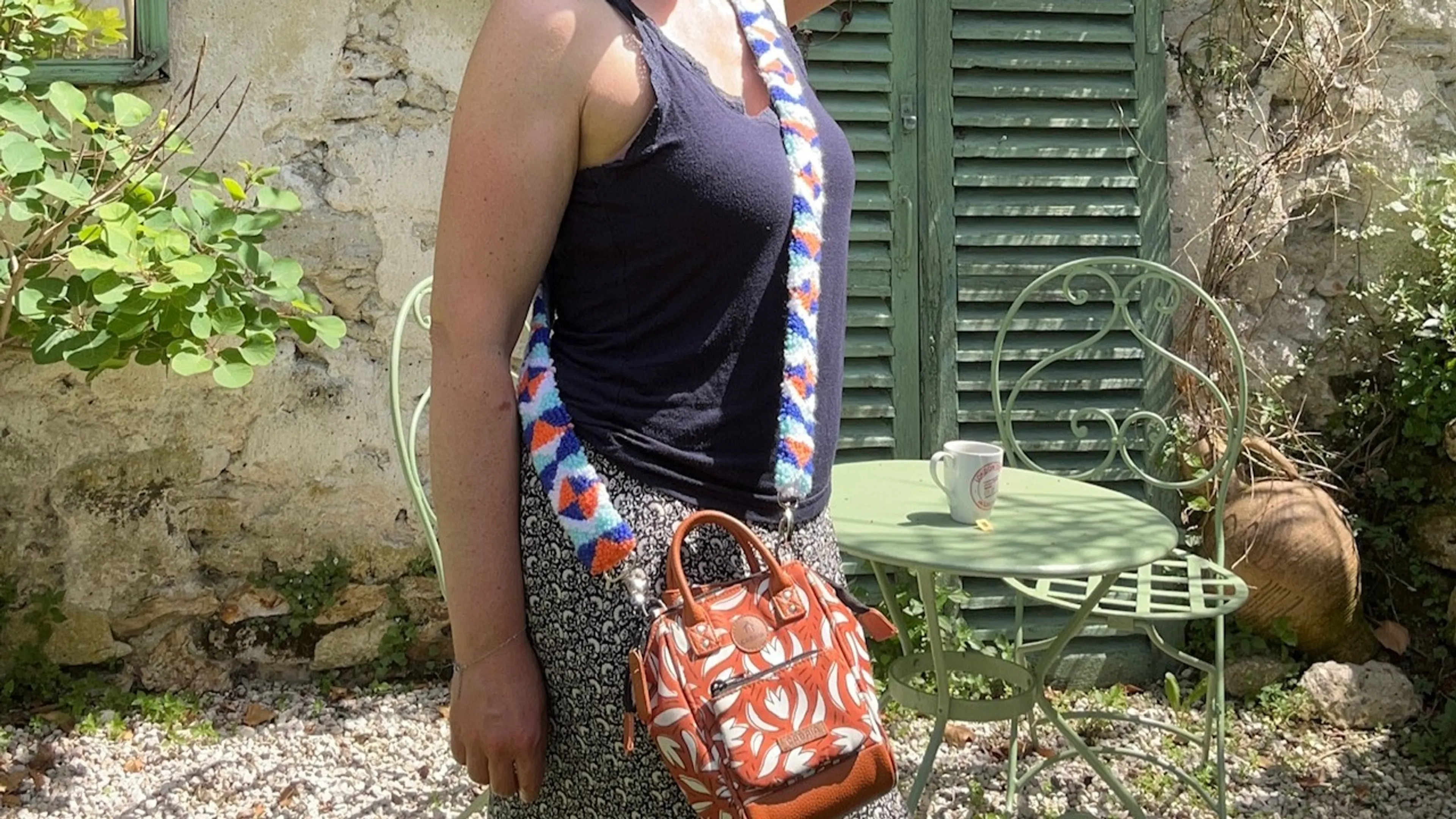 Réaliser une sangle de sac en punch needle ☀️